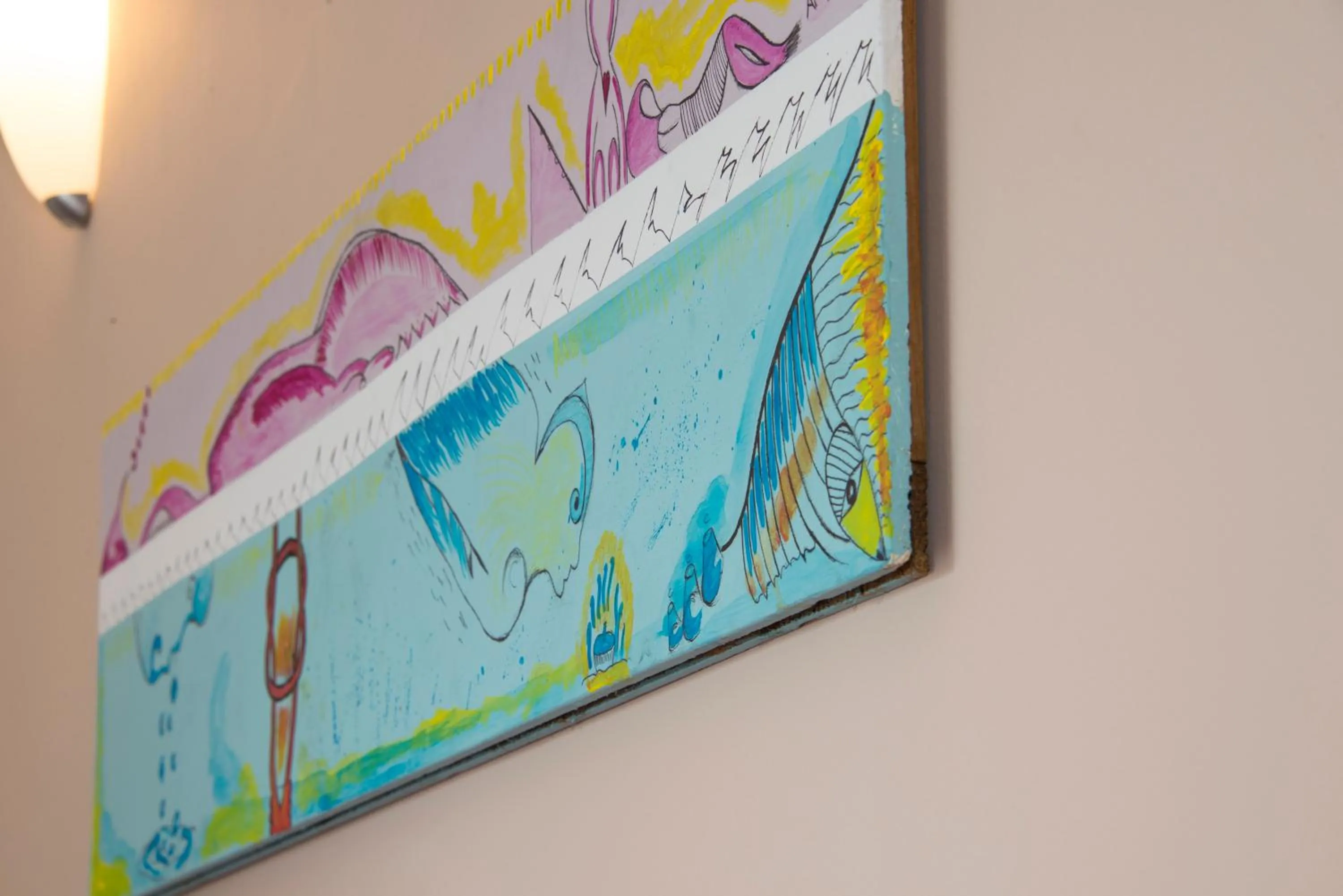 Decorative detail in B&B Villa degli Angeli