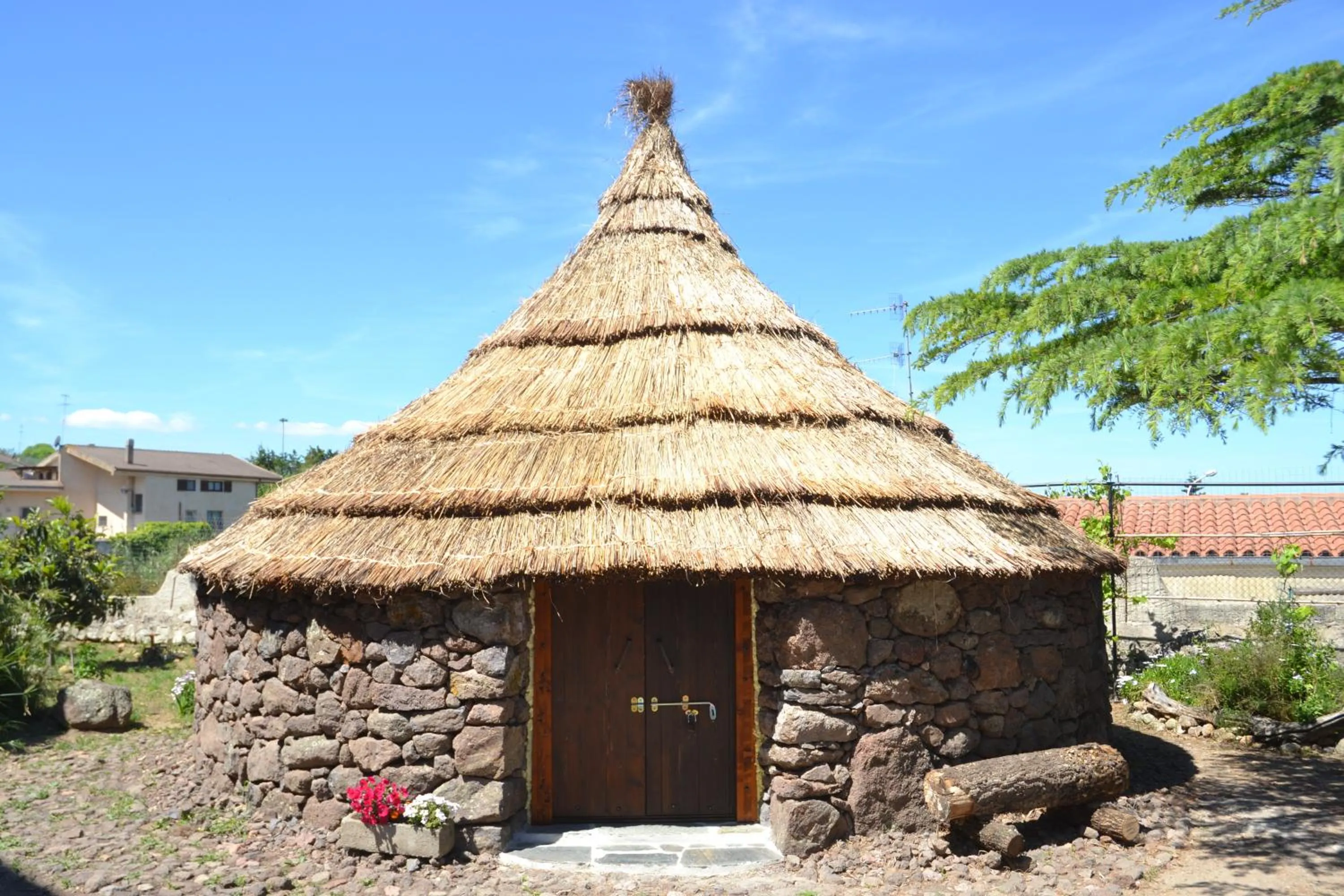 Garden view in B&B Antica Botte Sassari