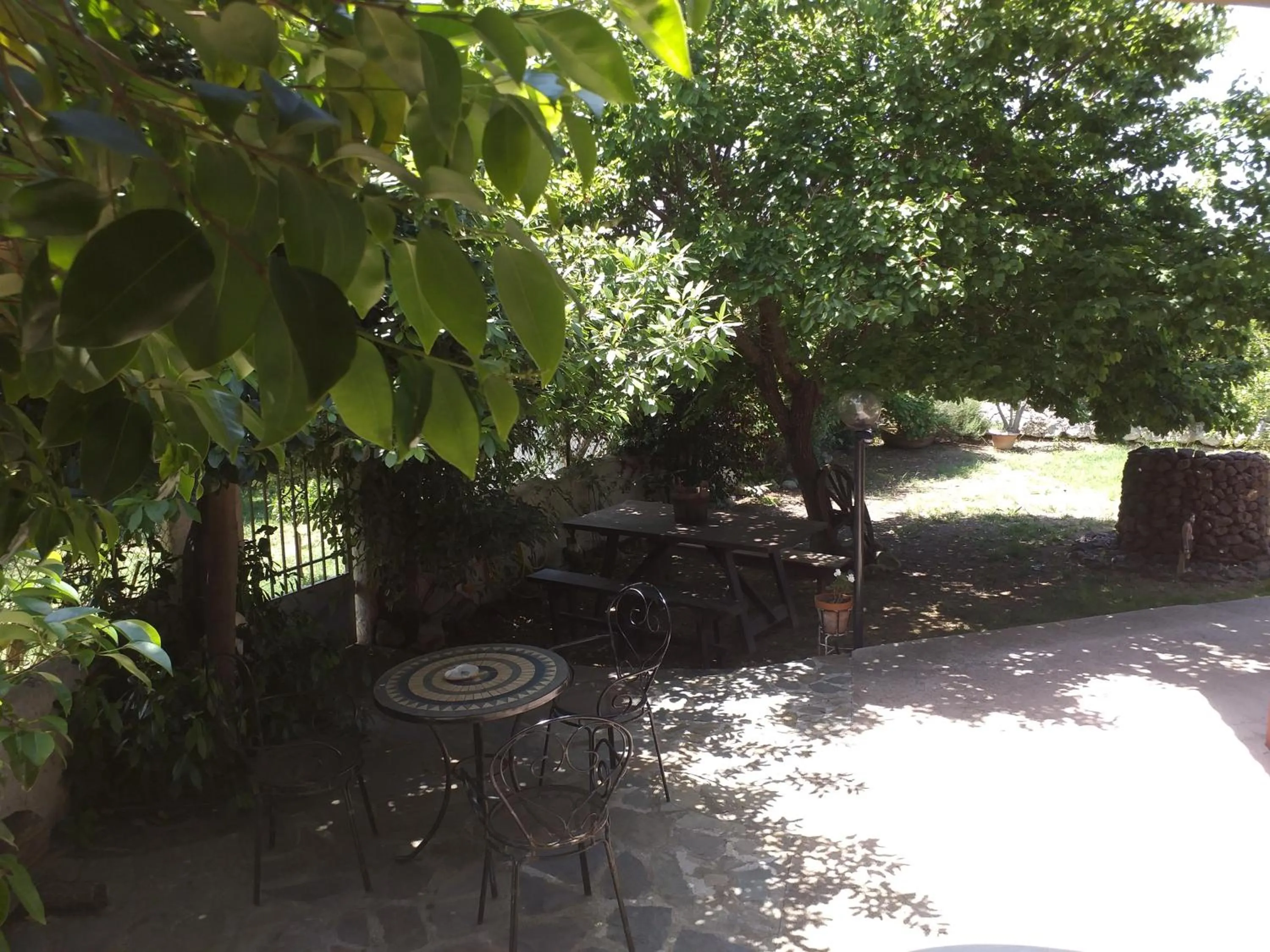 Patio in B&B Antica Botte Sassari