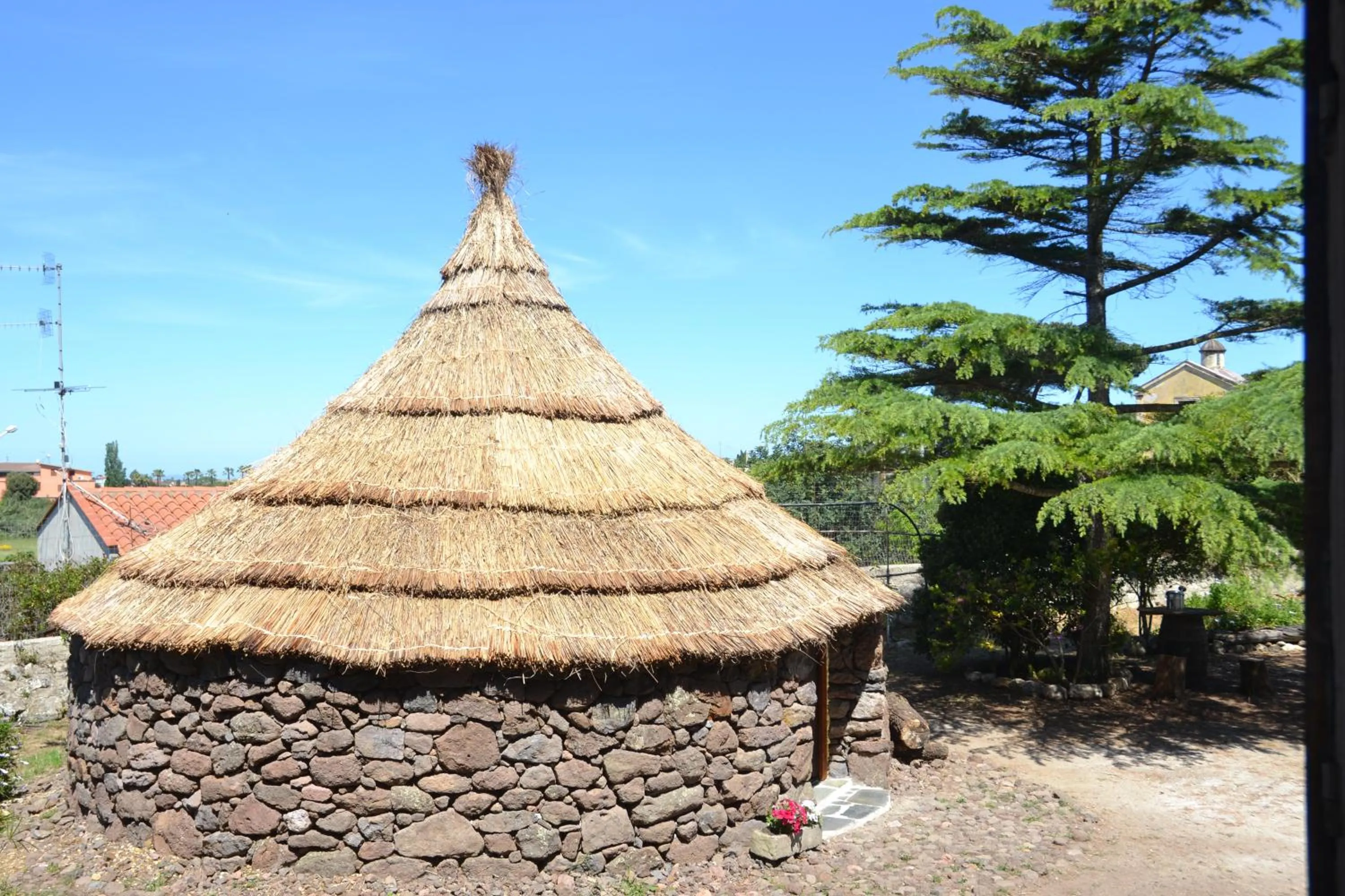 Garden view in B&B Antica Botte Sassari