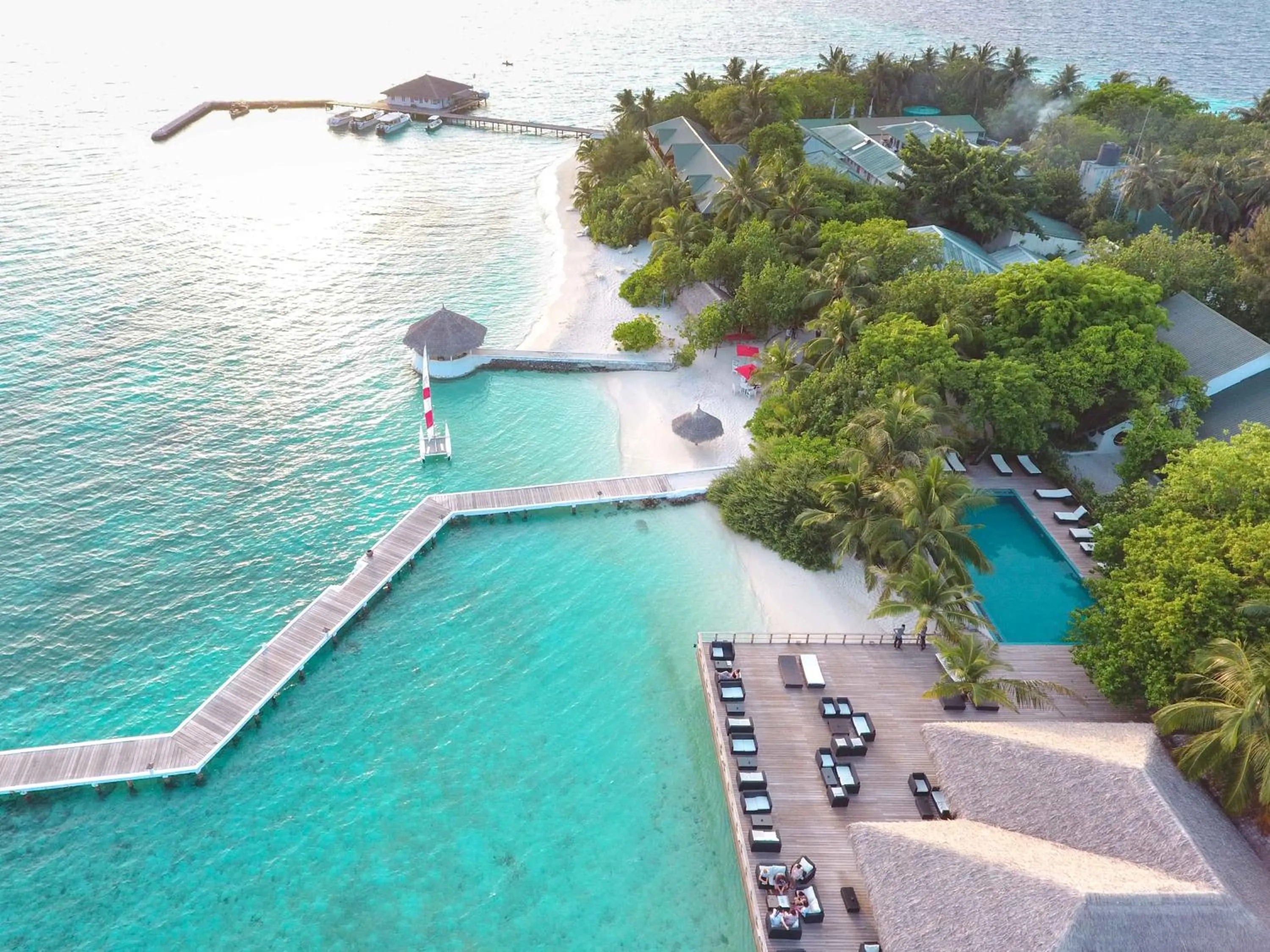 Bird's eye view in Eriyadu Island Resort
