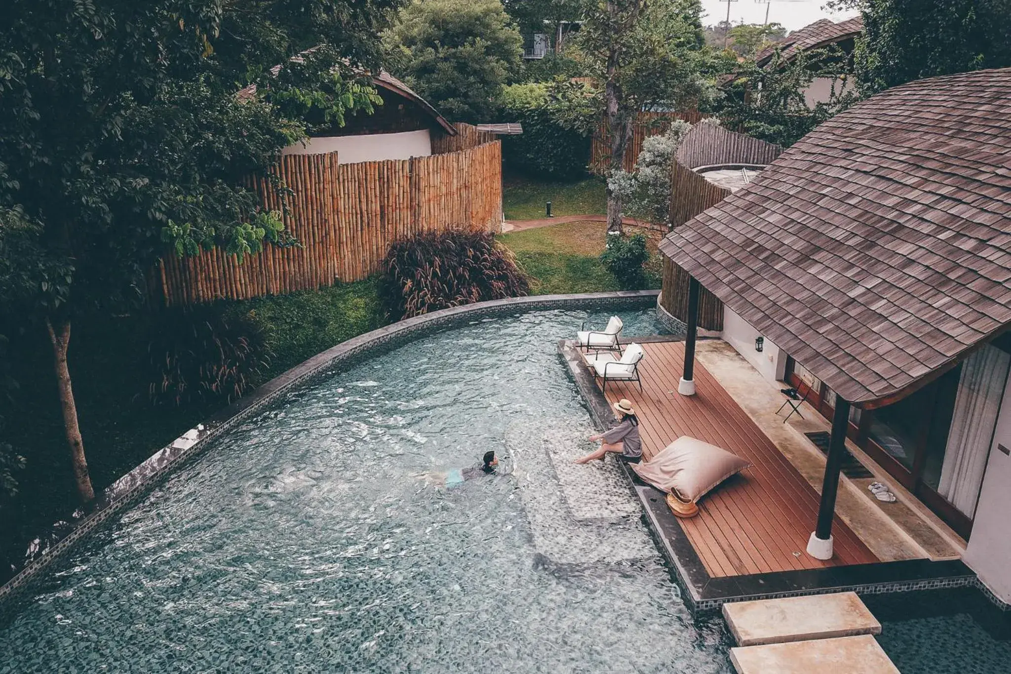 Swimming pool in Boribot Pool Resort Swimming pool in Boribot Pool Resort