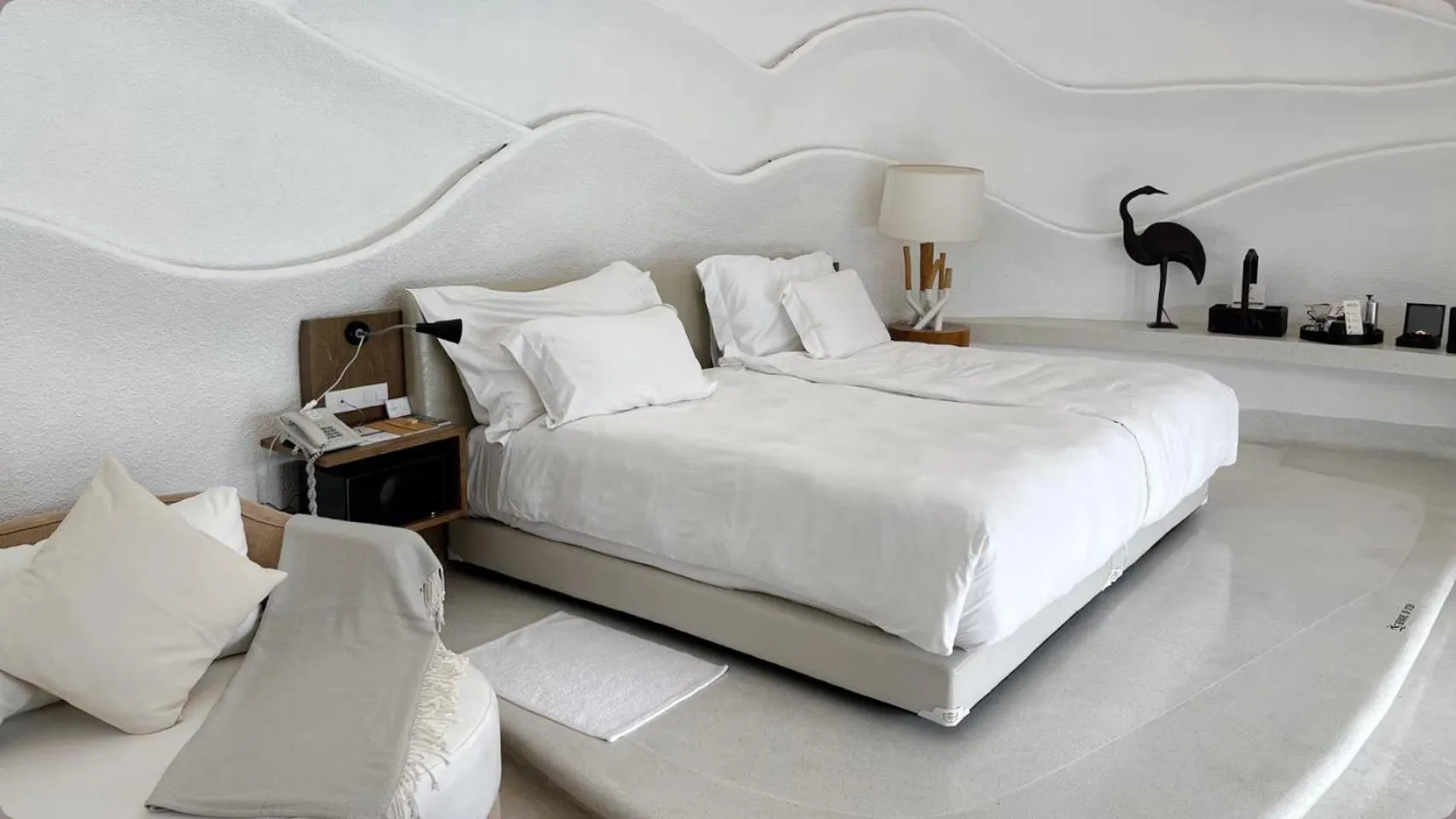 Bed in Boribot Pool Resort