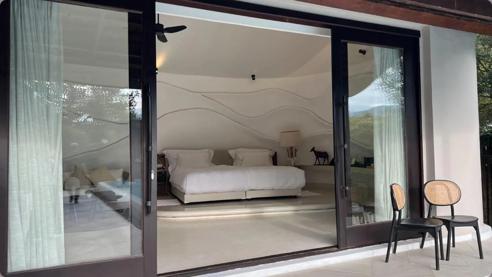 Bed in Boribot Pool Resort