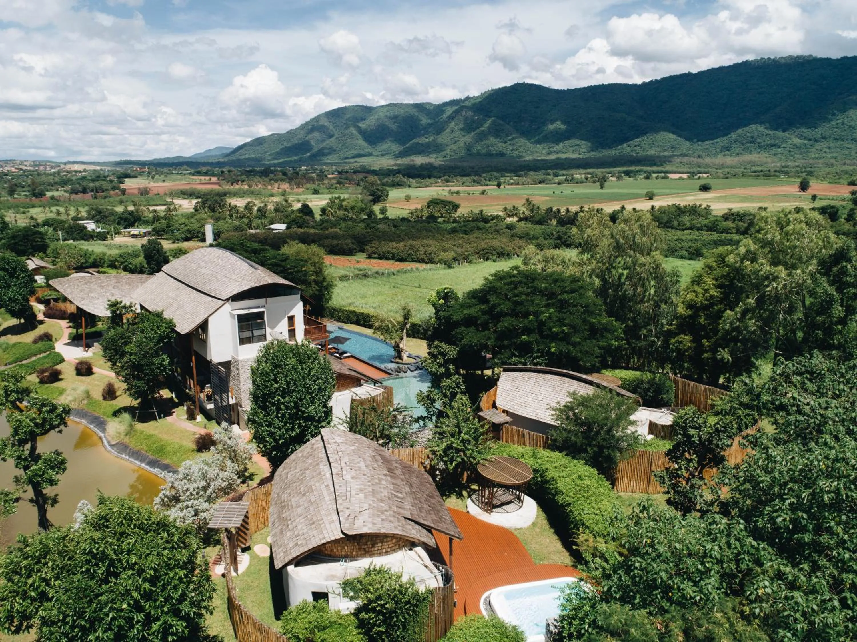 Bird's eye view in Boribot Pool Resort