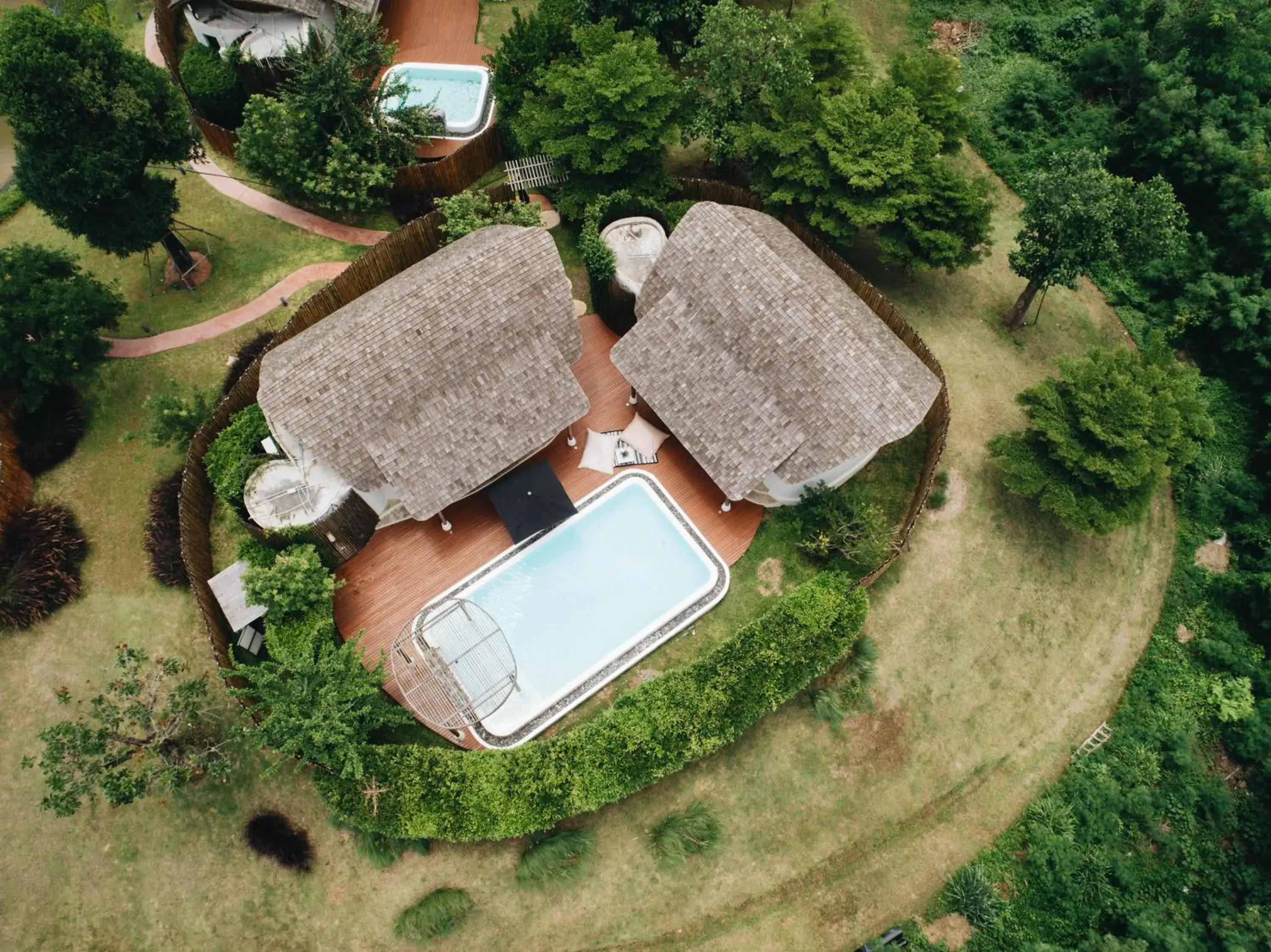 Bird's eye view in Boribot Pool Resort Bird's eye view in Boribot Pool Resort
