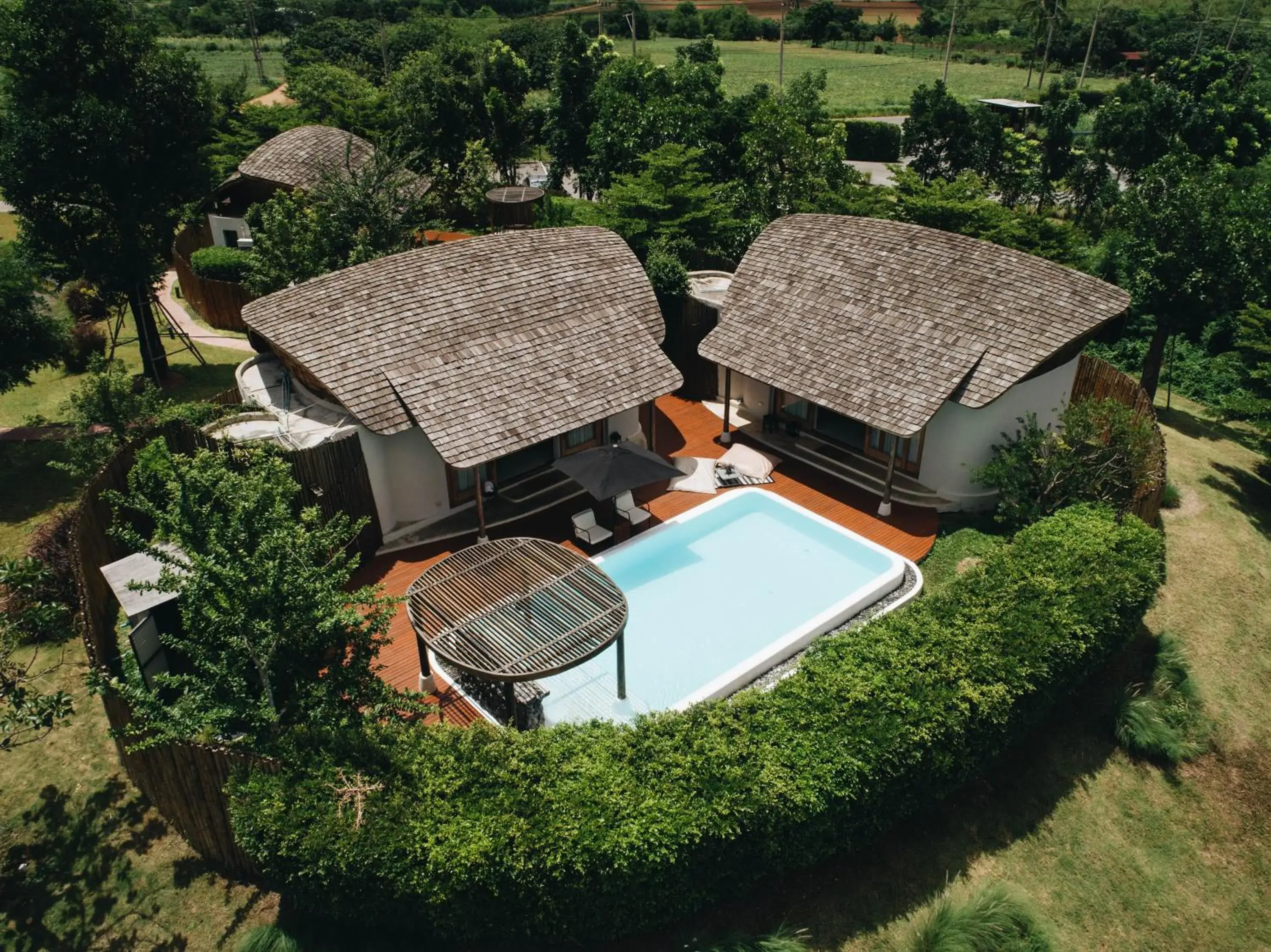 Bird's eye view in Boribot Pool Resort Bird's eye view in Boribot Pool Resort