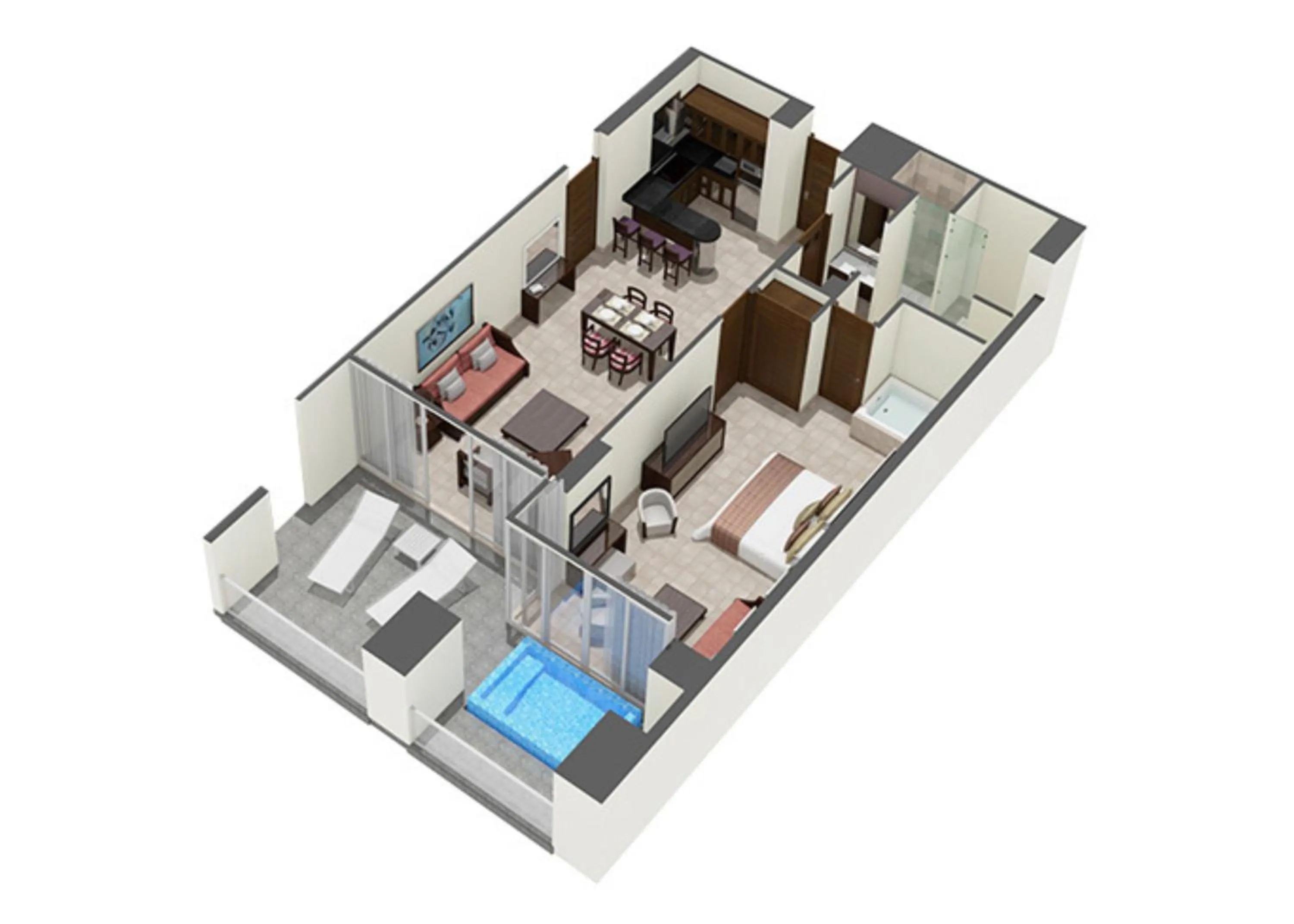 Floor plan in Grand Ocean Breeze Acapulco
