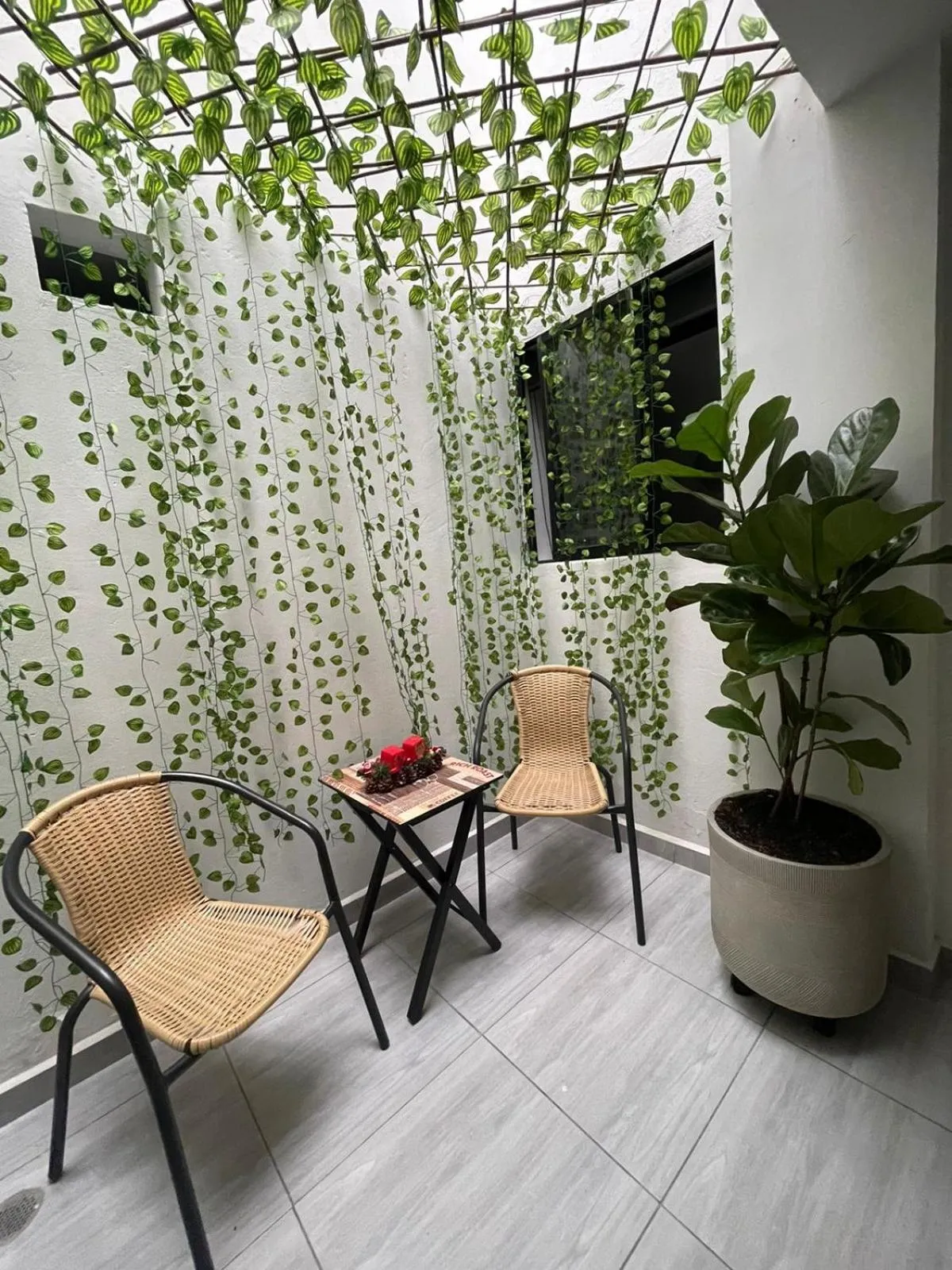 Patio in Hotel boutique Olaya 54