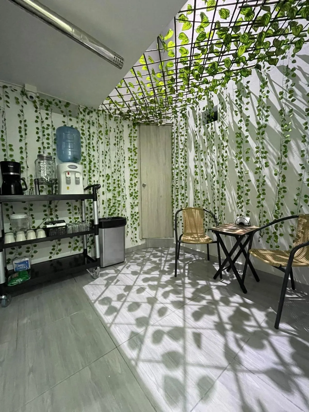 Kitchen or kitchenette in Hotel boutique Olaya 54