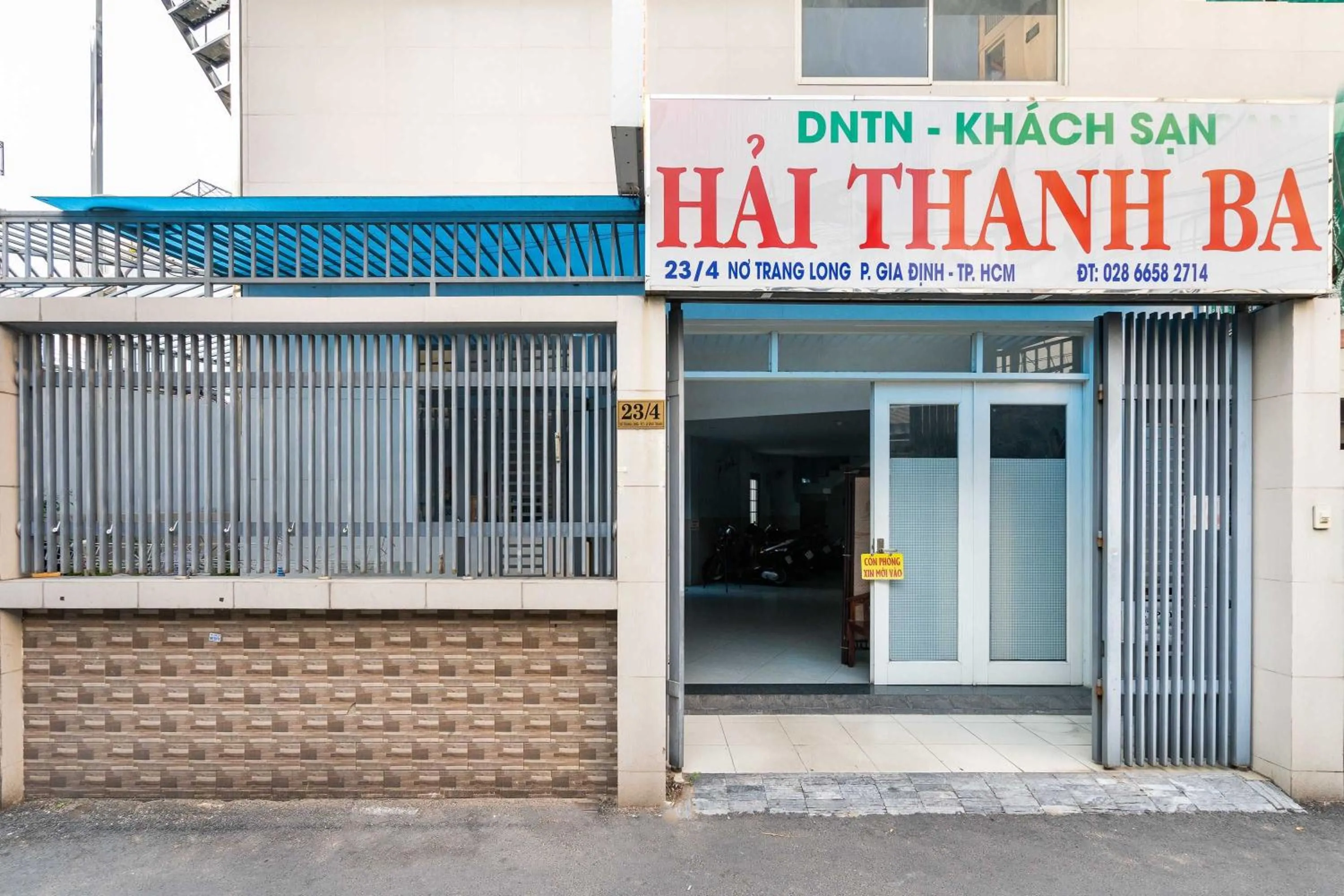 Facade/entrance in Collection O Hai Thanh Ba - Binh Thanh District