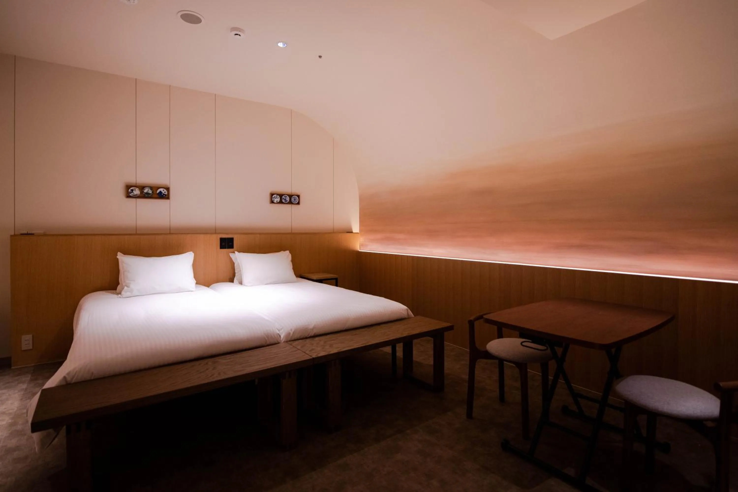 Bed in GuestHouse MIYABI Premium