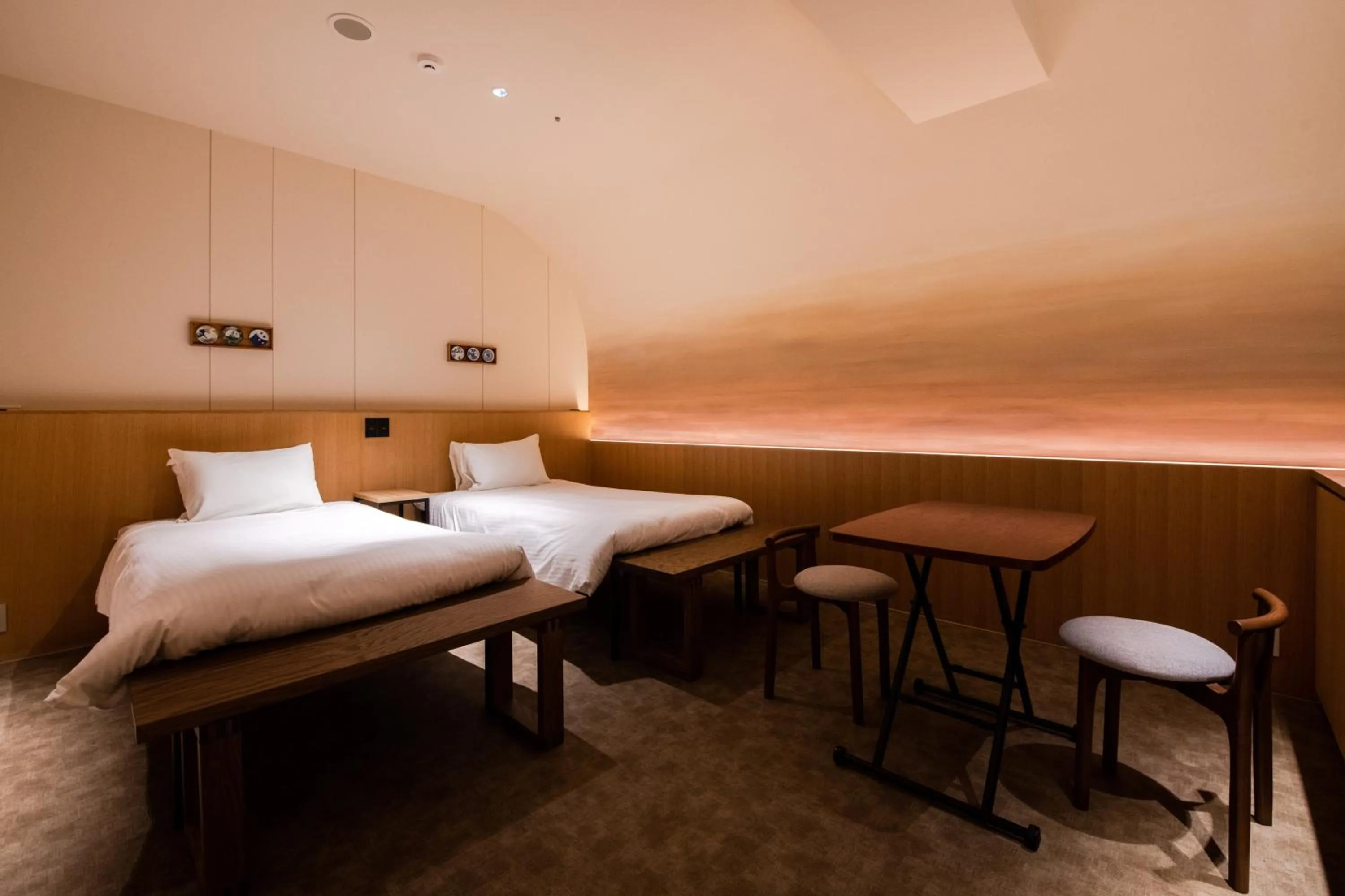 Bed in GuestHouse MIYABI Premium