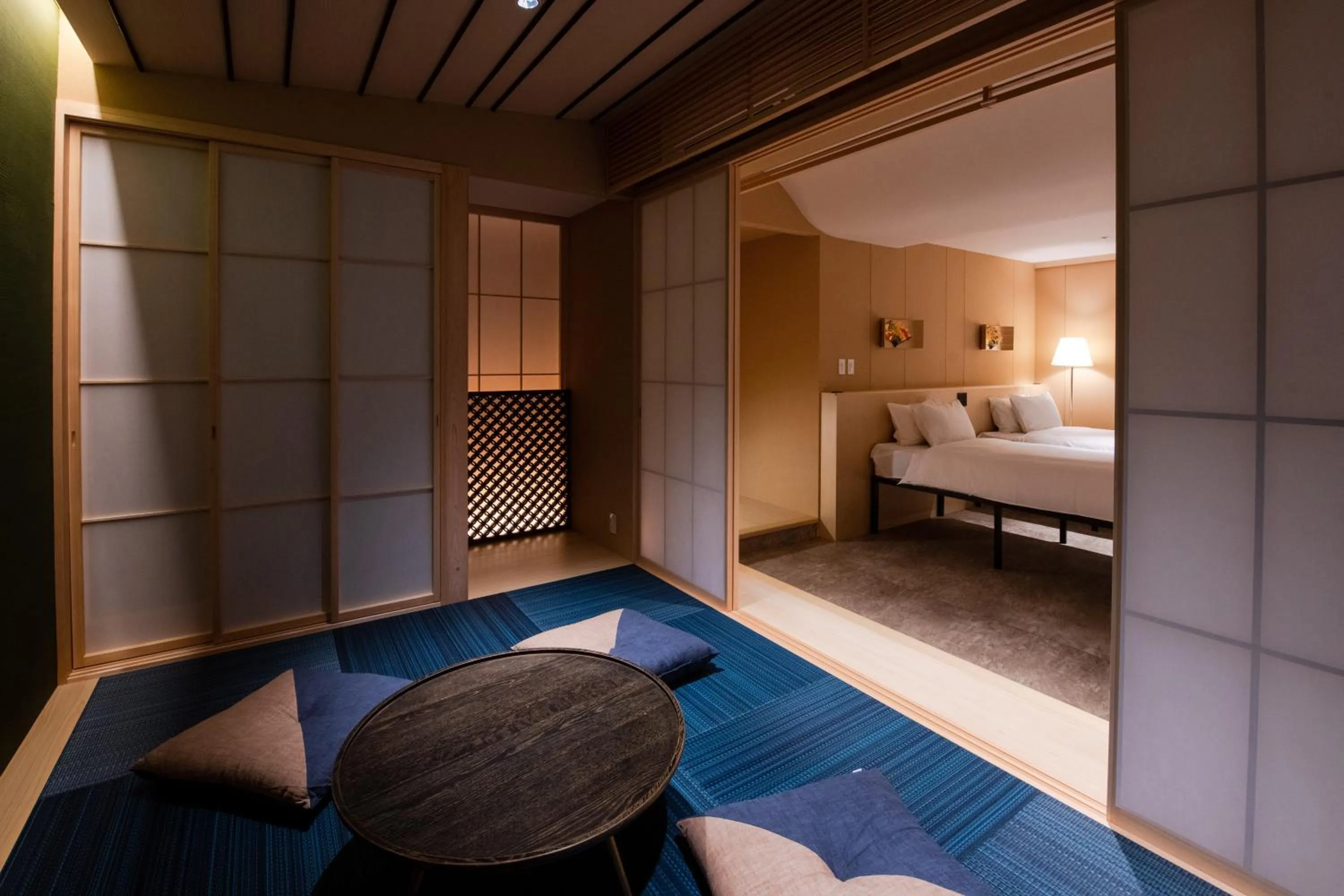 Bed in GuestHouse MIYABI Premium