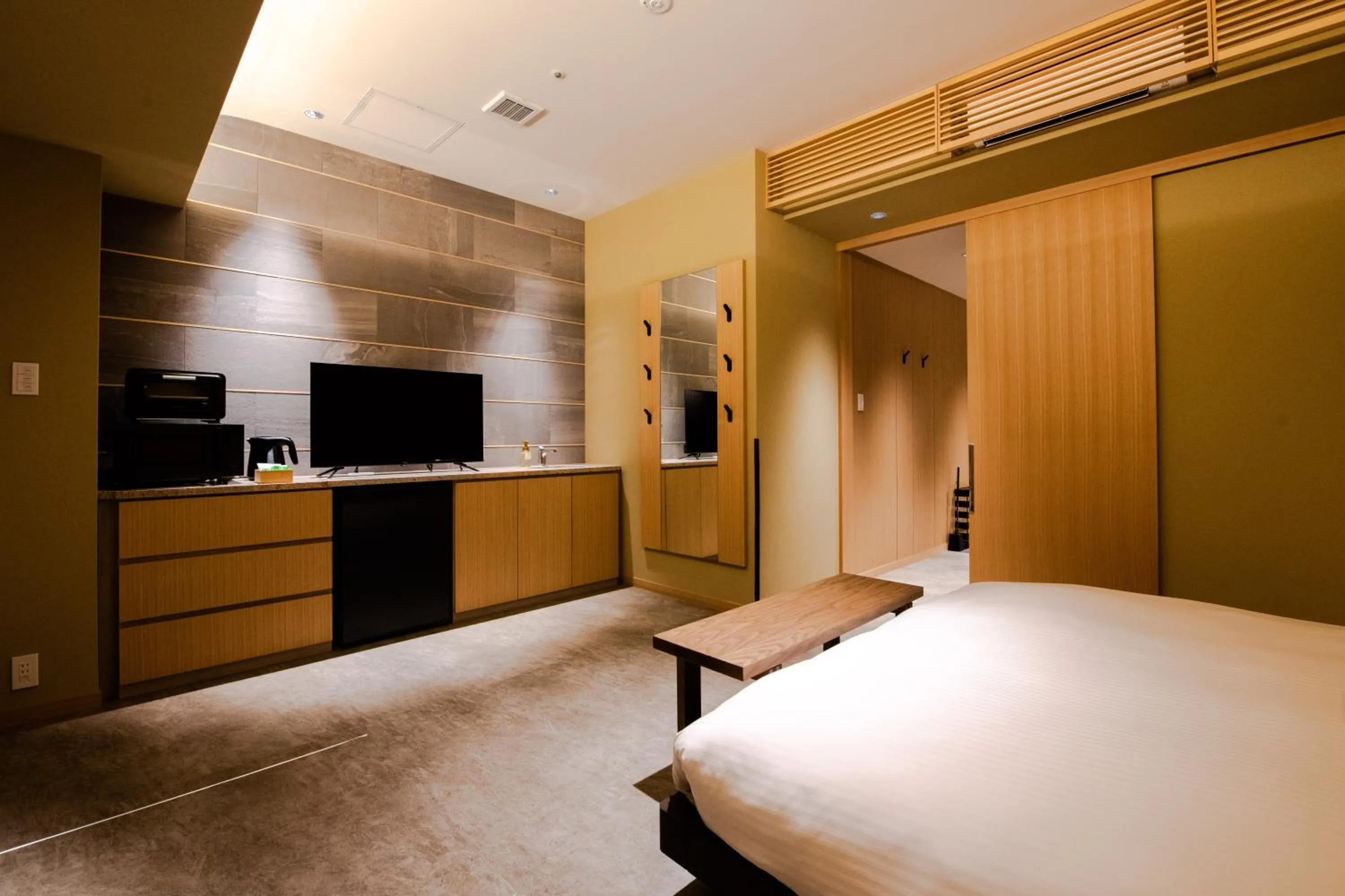 Bed in GuestHouse MIYABI Premium