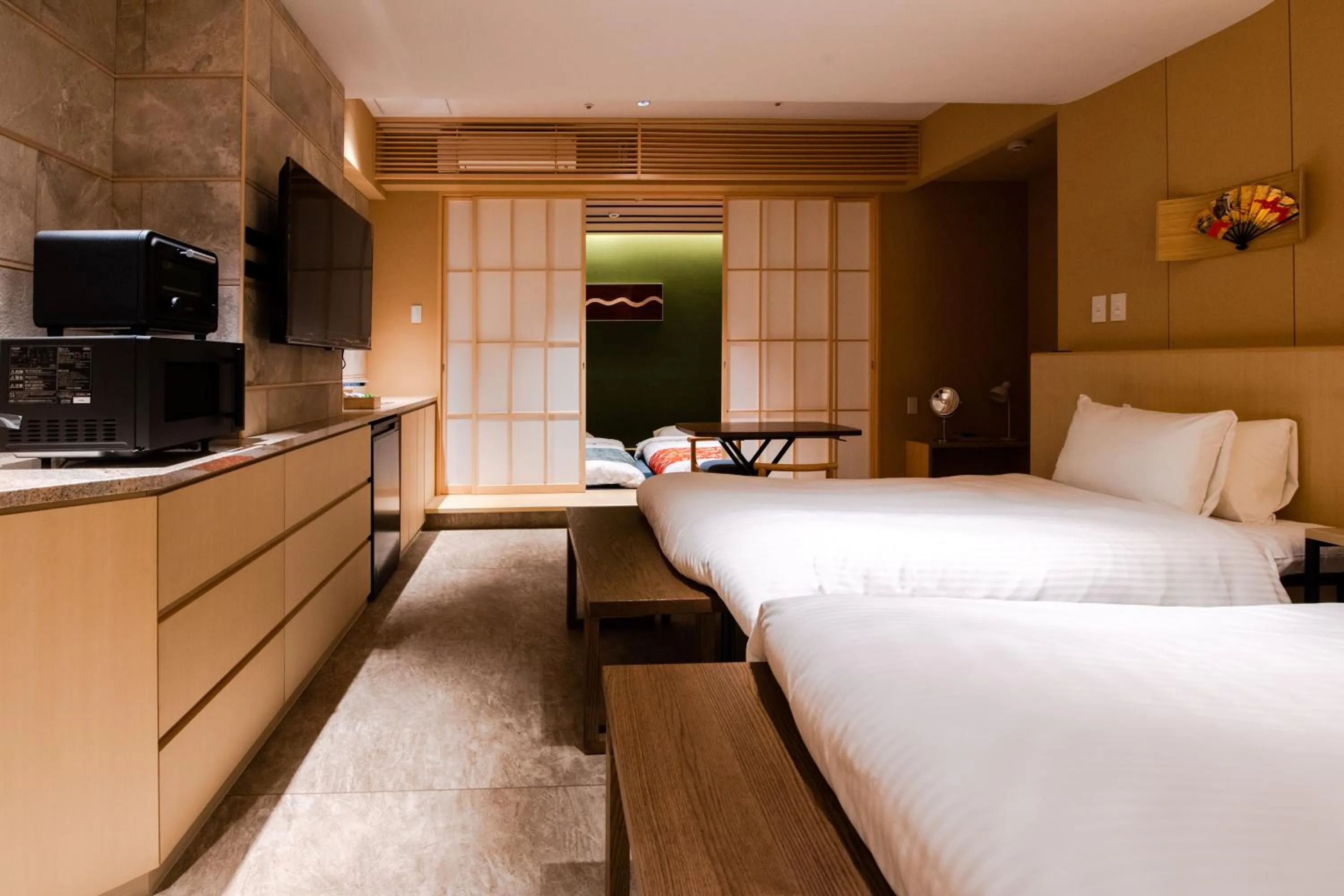 Bed in GuestHouse MIYABI Premium