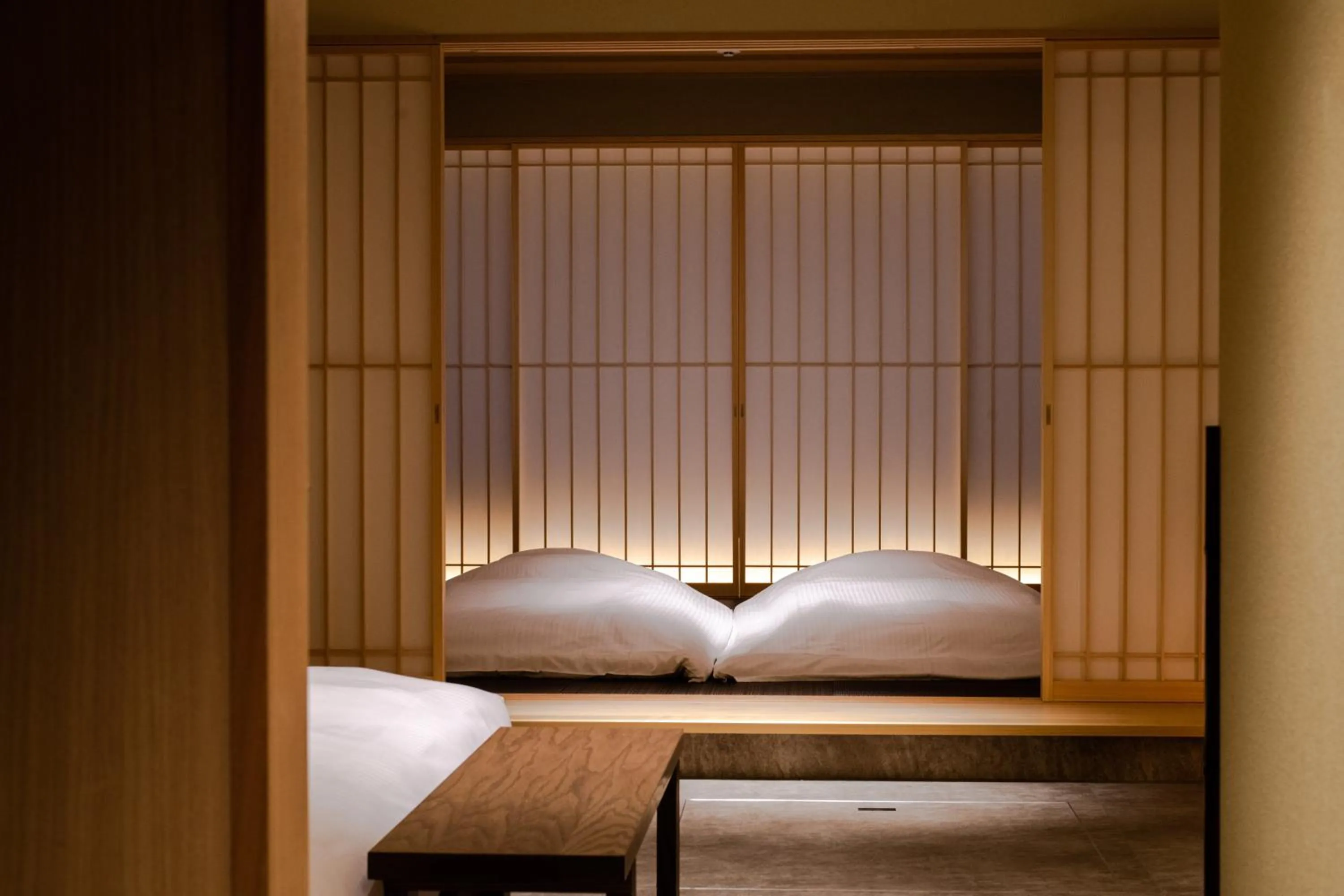 Bed in GuestHouse MIYABI Premium