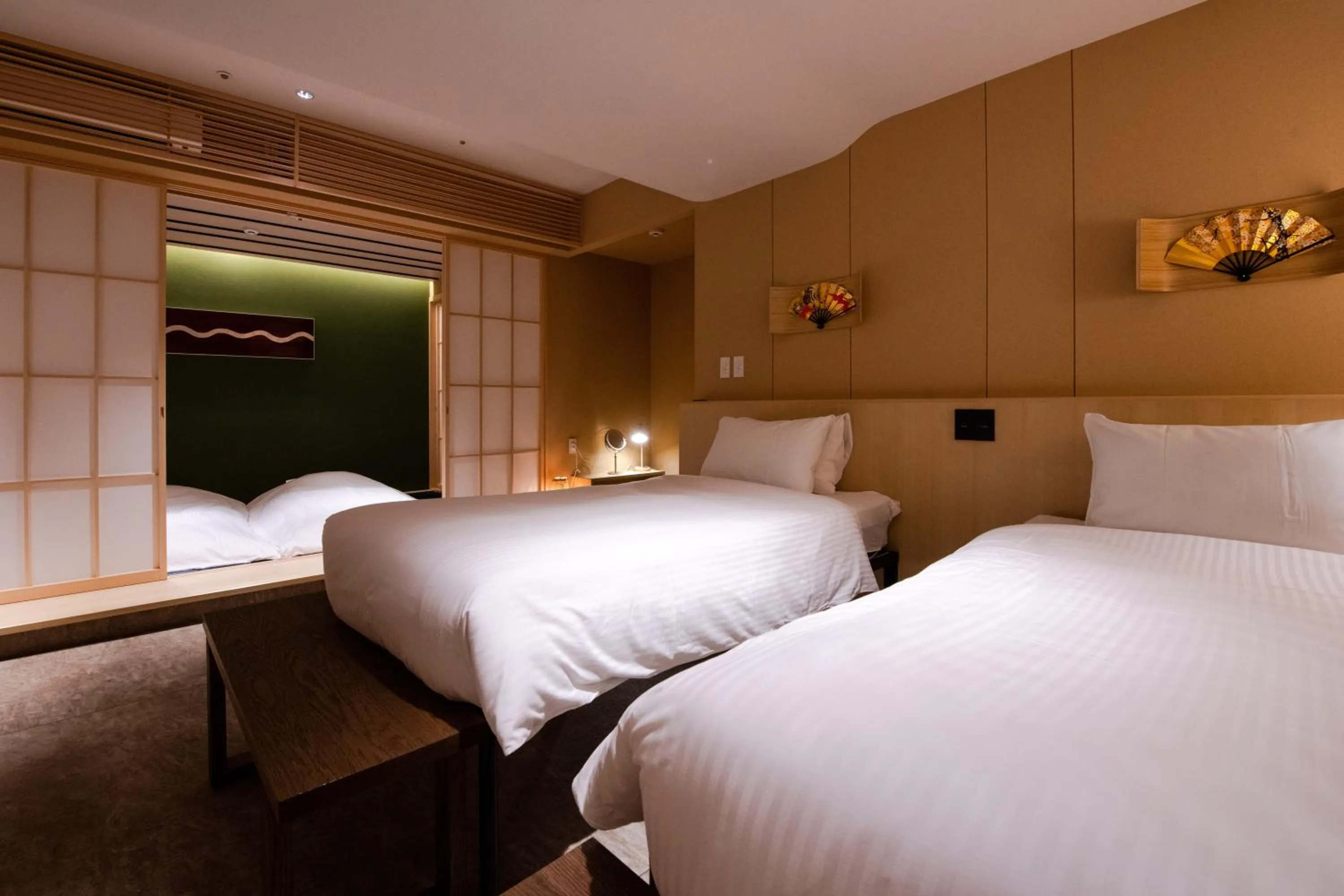 Bed in GuestHouse MIYABI Premium