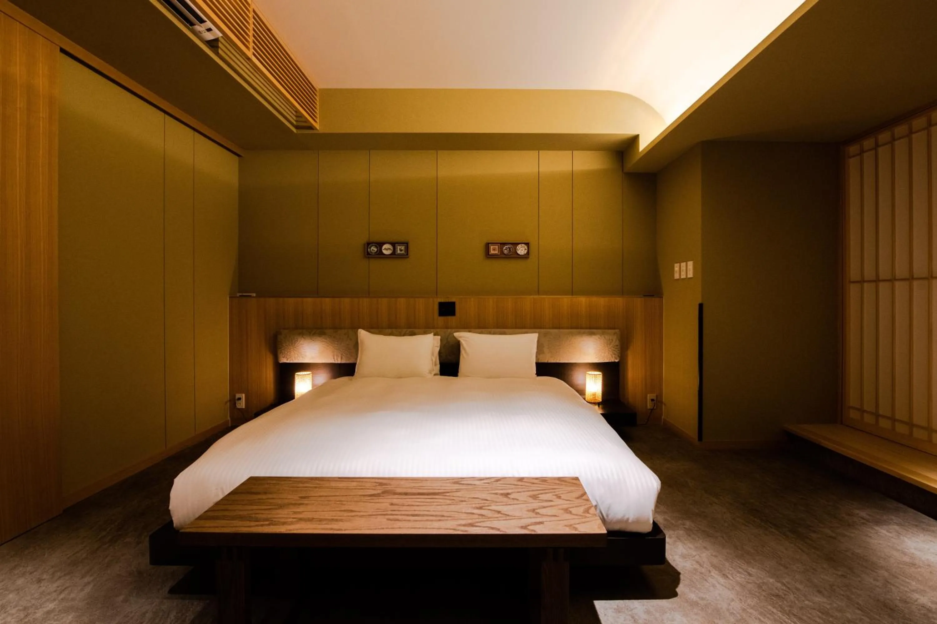 Bed in GuestHouse MIYABI Premium
