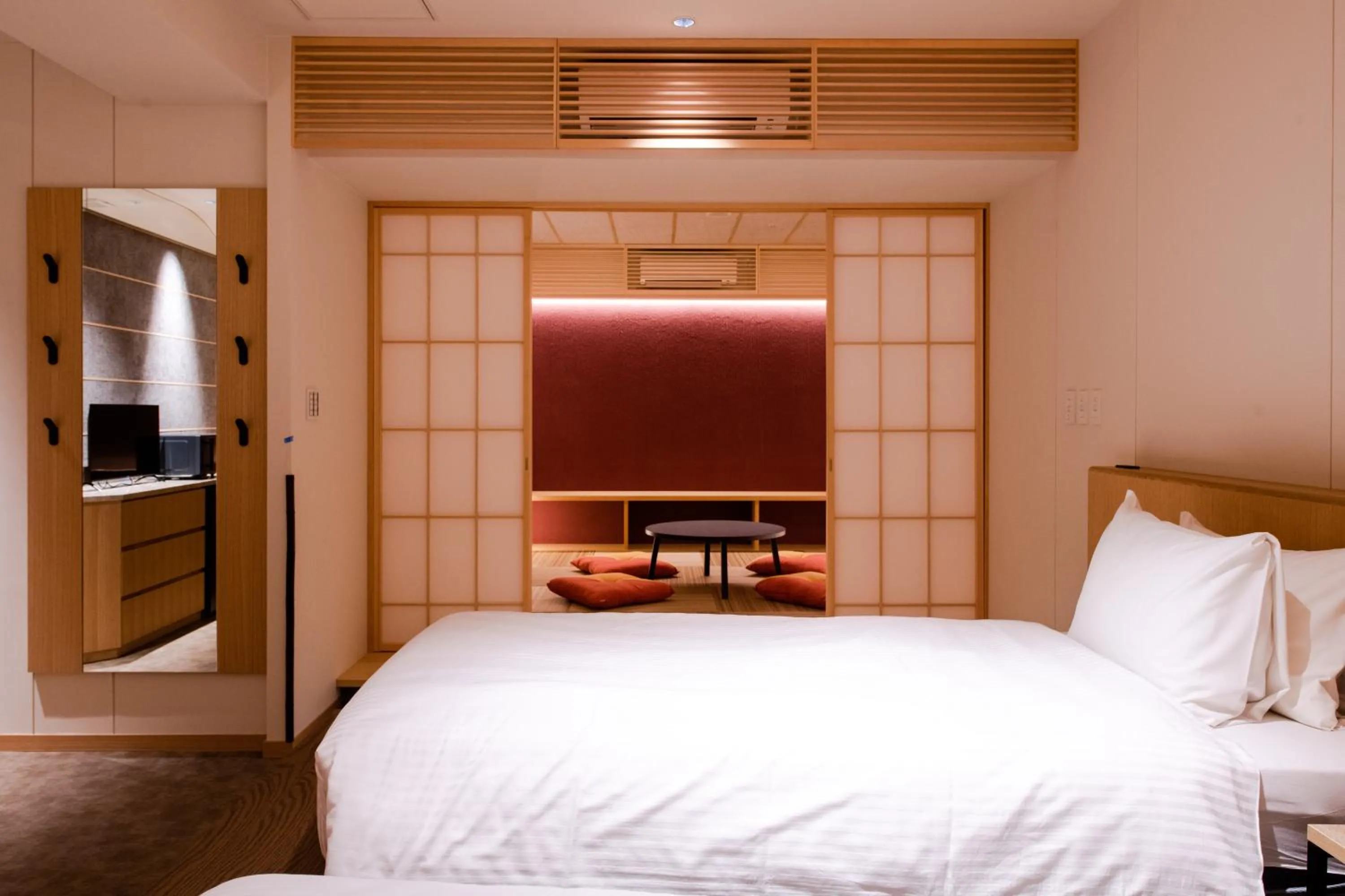 Bed in GuestHouse MIYABI Premium