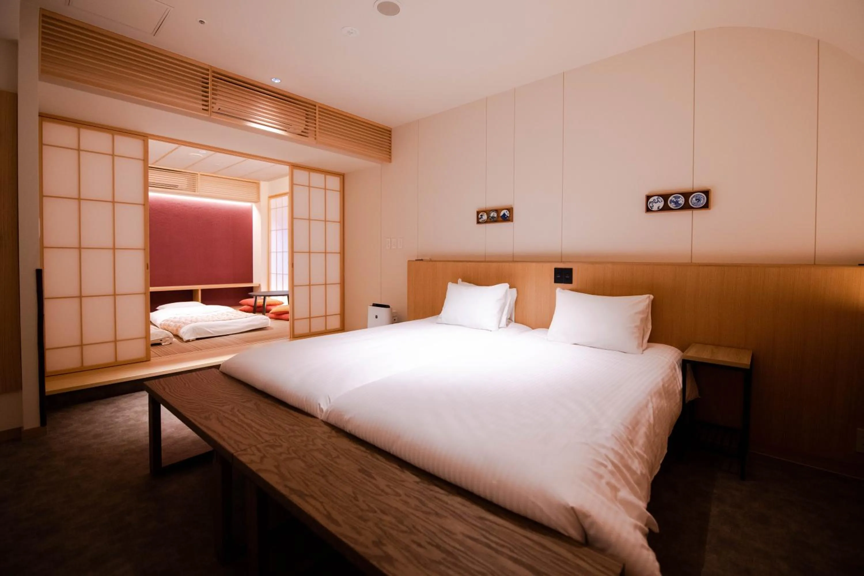 Bed in GuestHouse MIYABI Premium