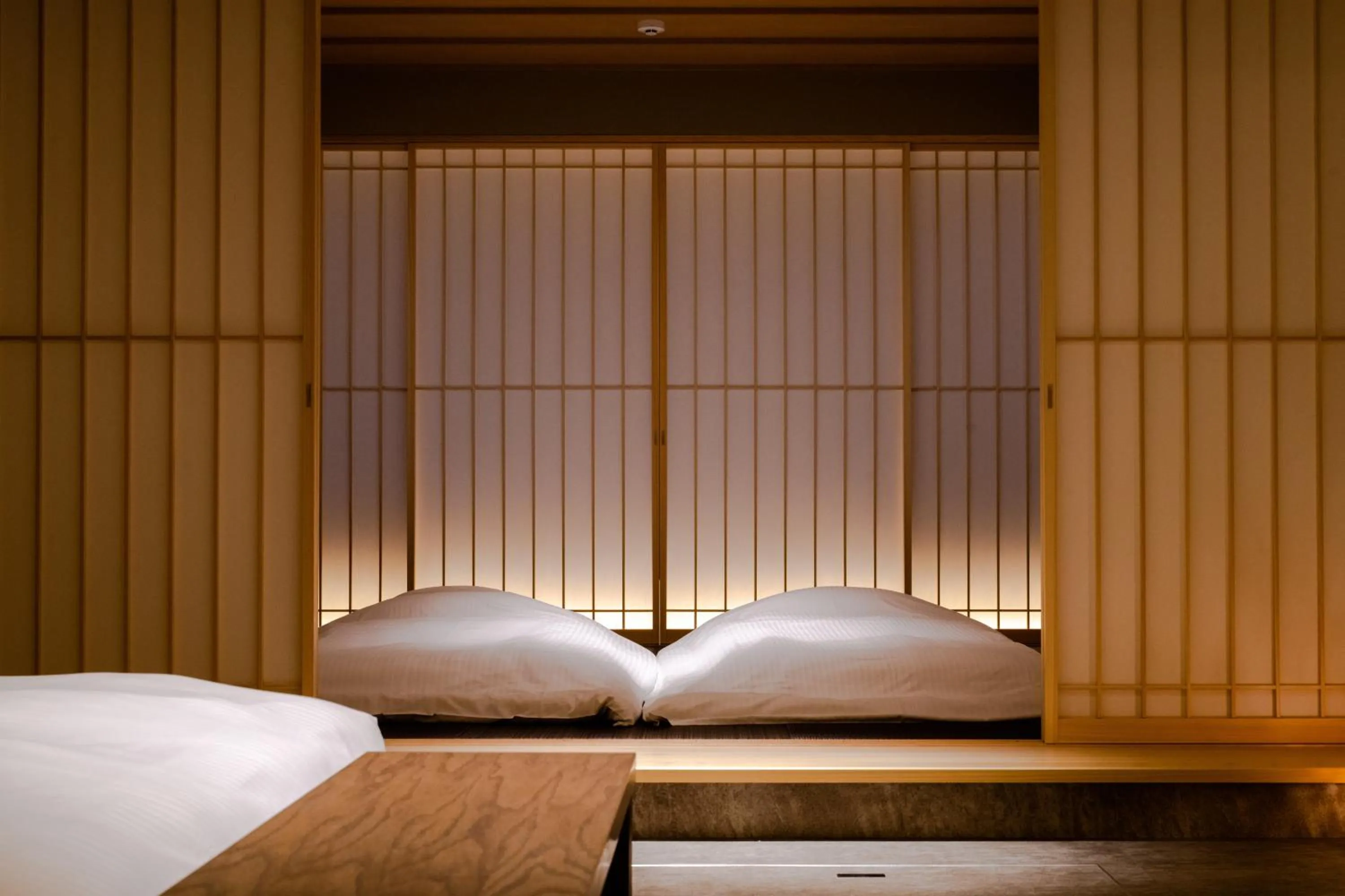 Bed in GuestHouse MIYABI Premium
