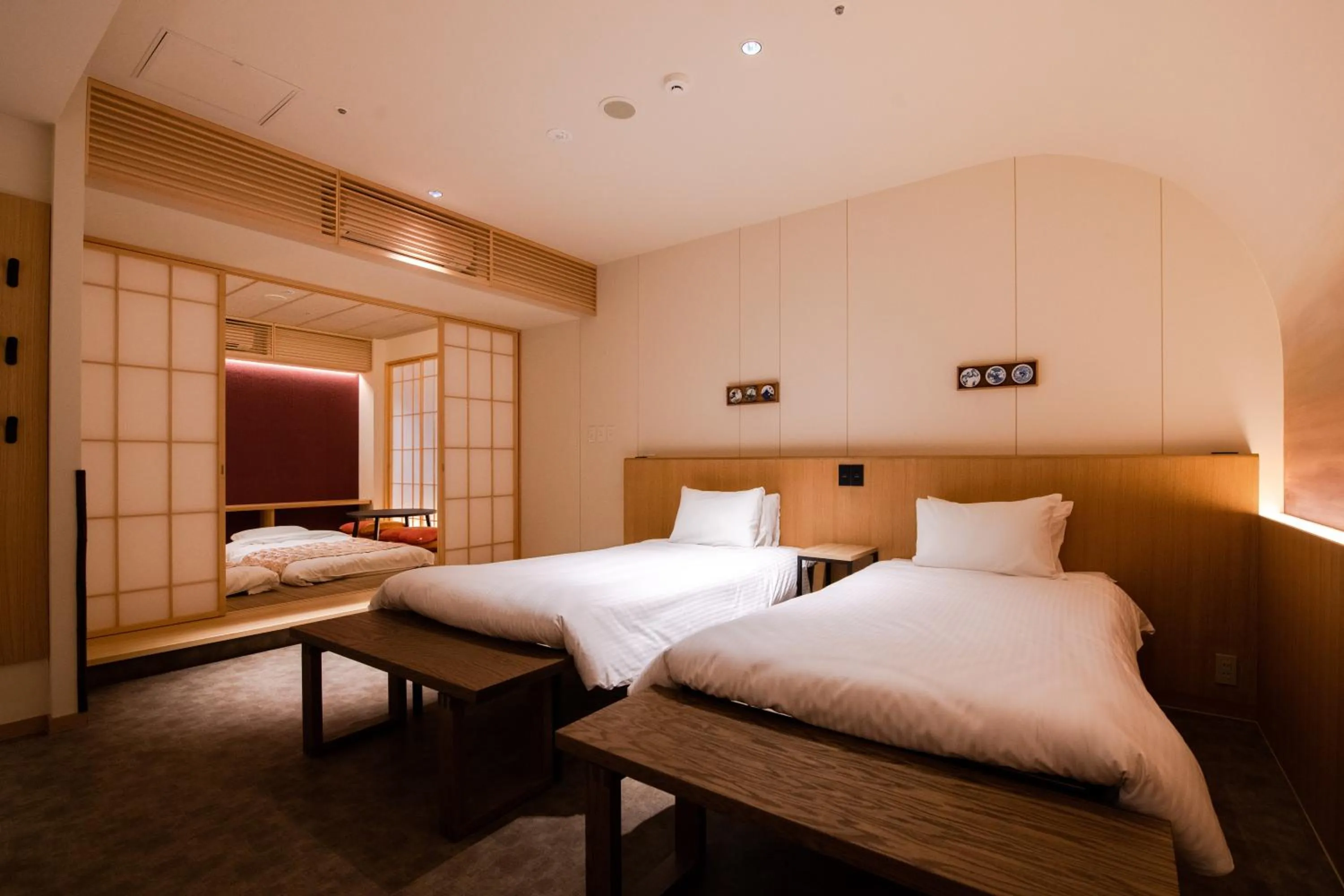 Bed in GuestHouse MIYABI Premium