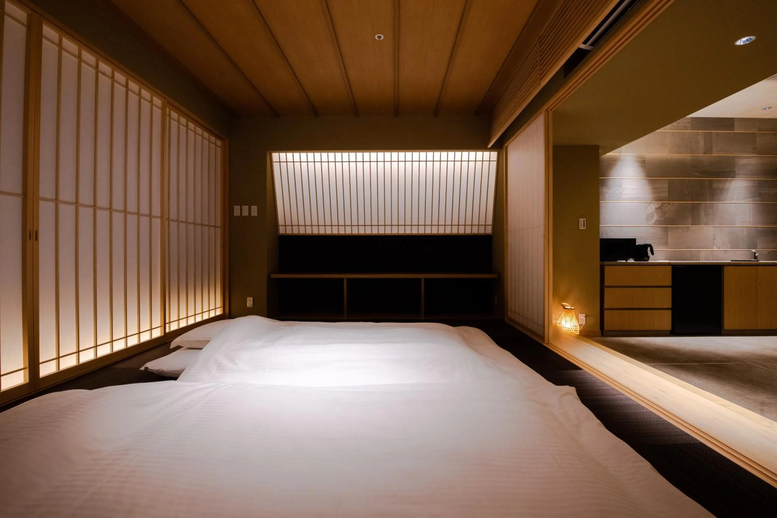 Bed in GuestHouse MIYABI Premium
