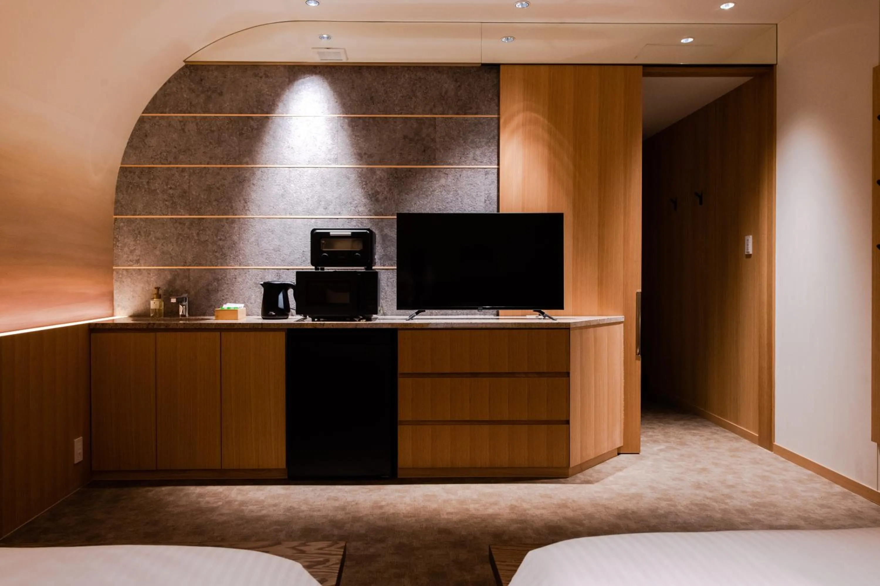 Bed in GuestHouse MIYABI Premium