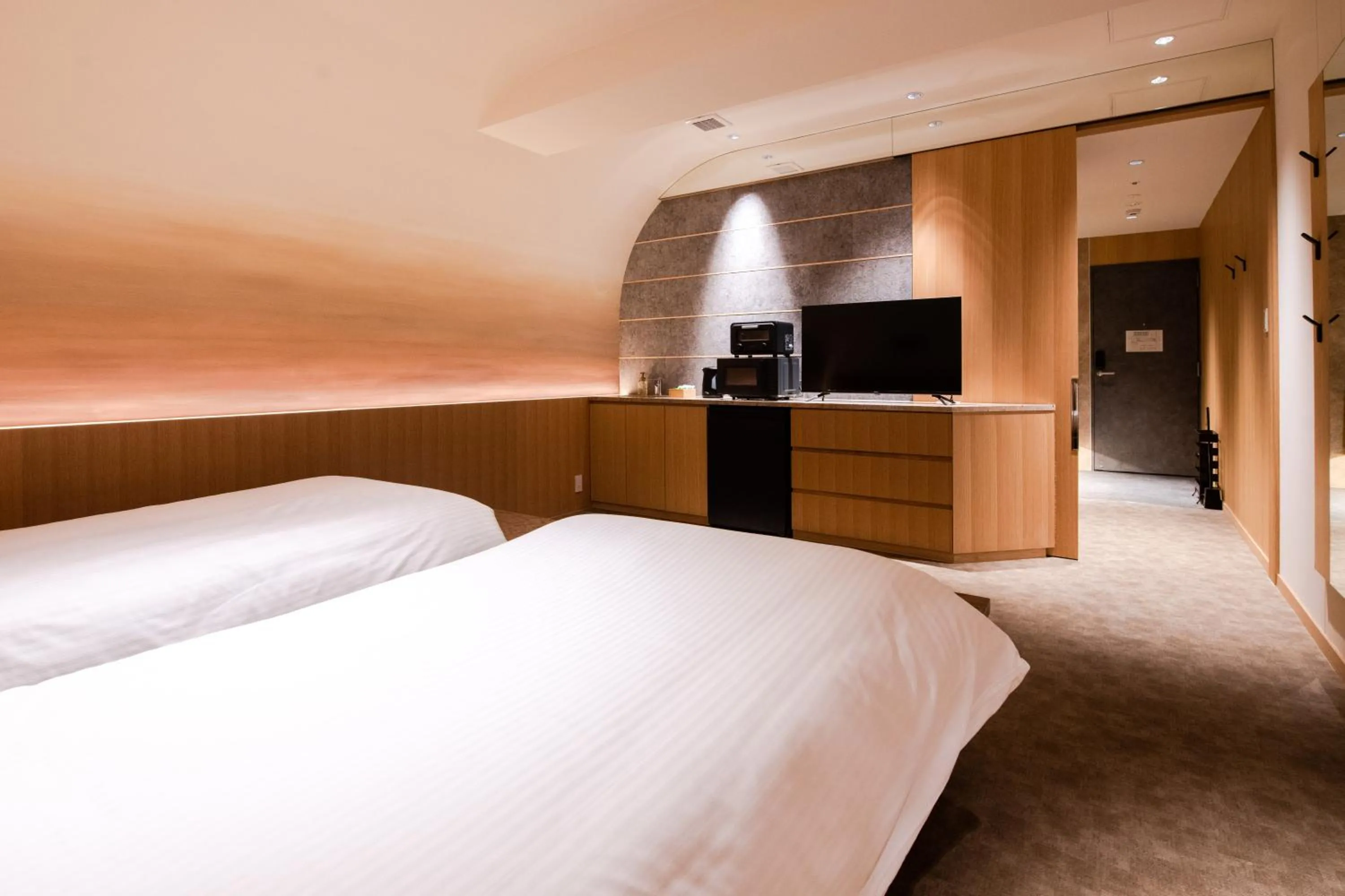 Bed in GuestHouse MIYABI Premium