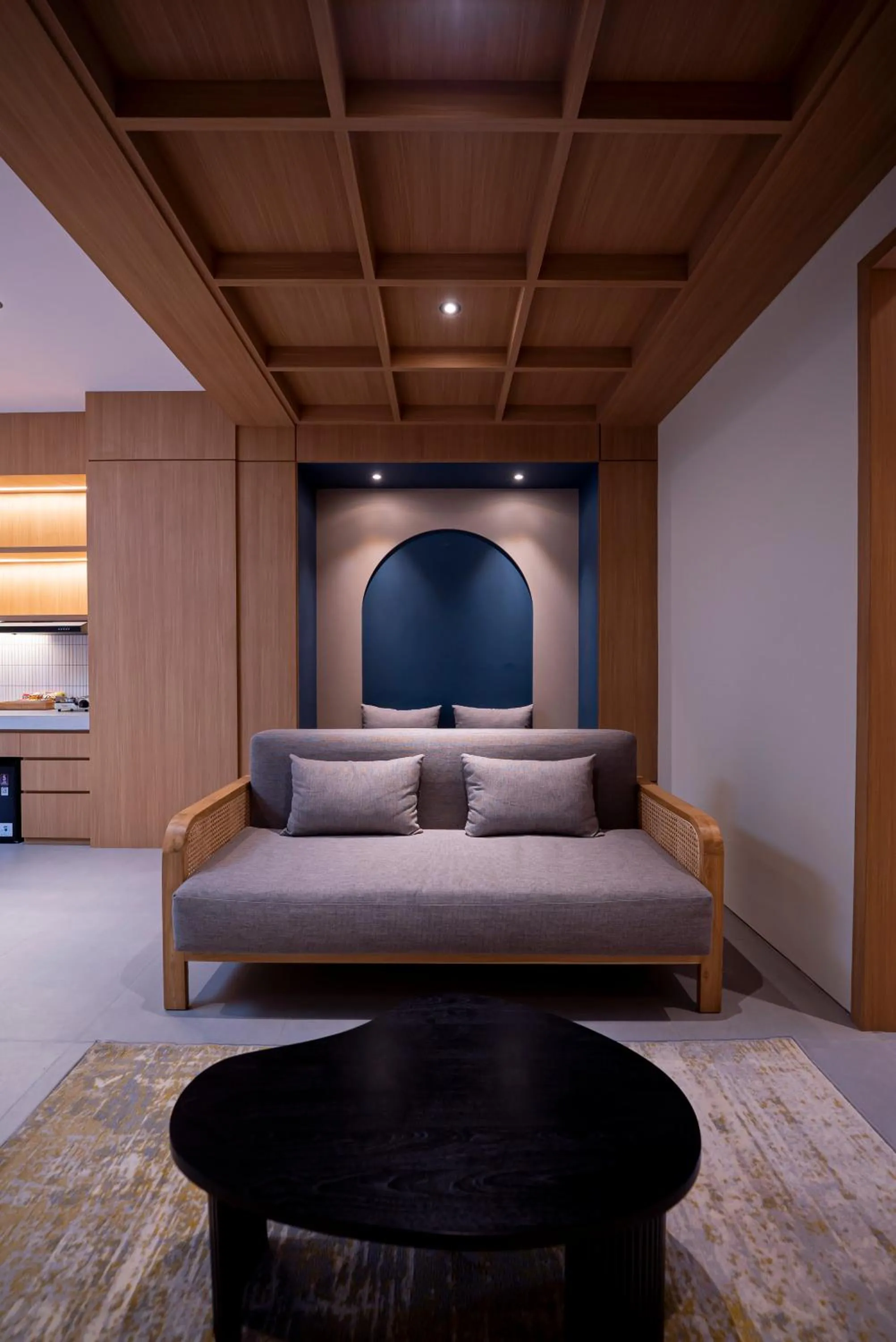 Bed in Amani Suites Yogyakarta