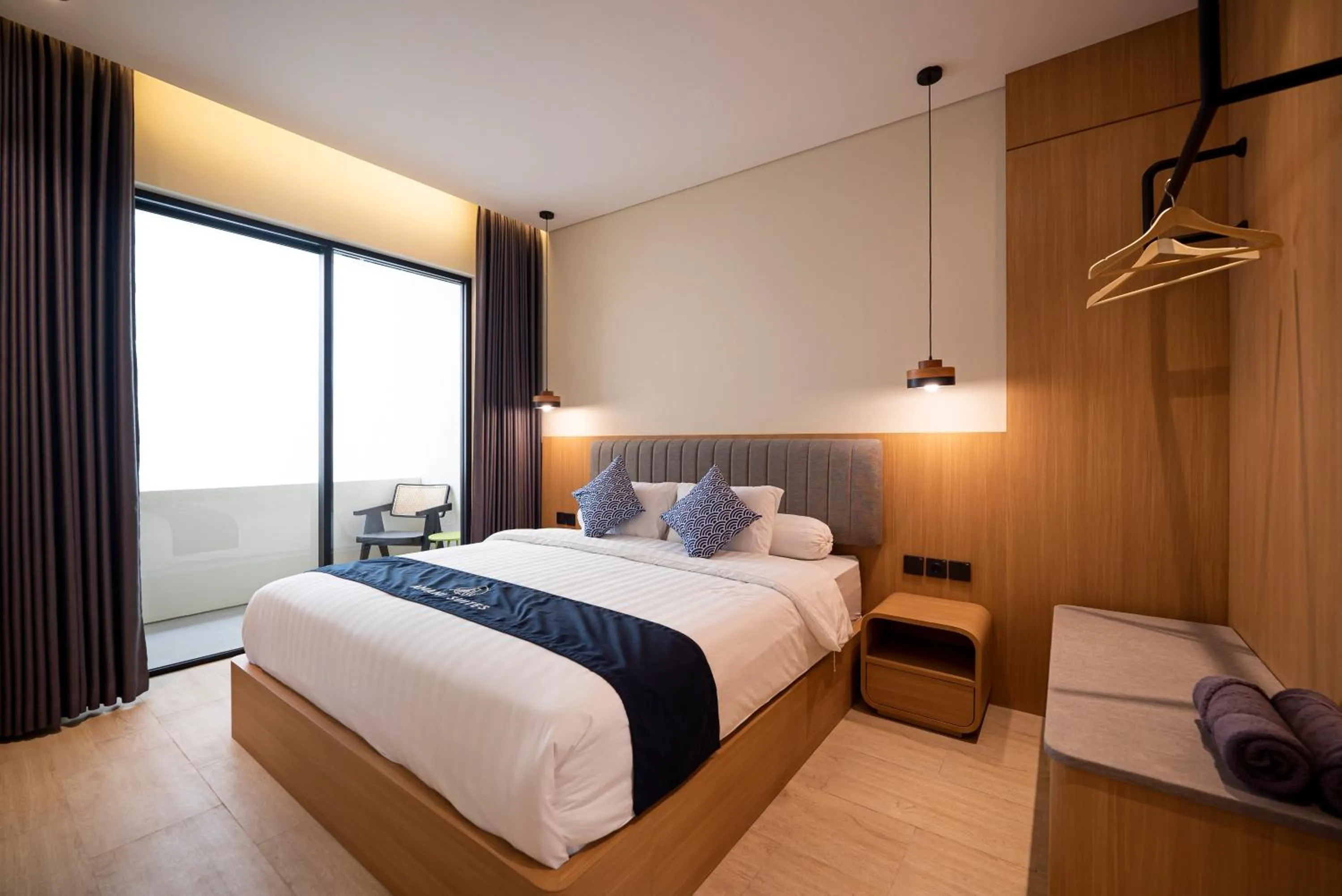 Bed in Amani Suites Yogyakarta