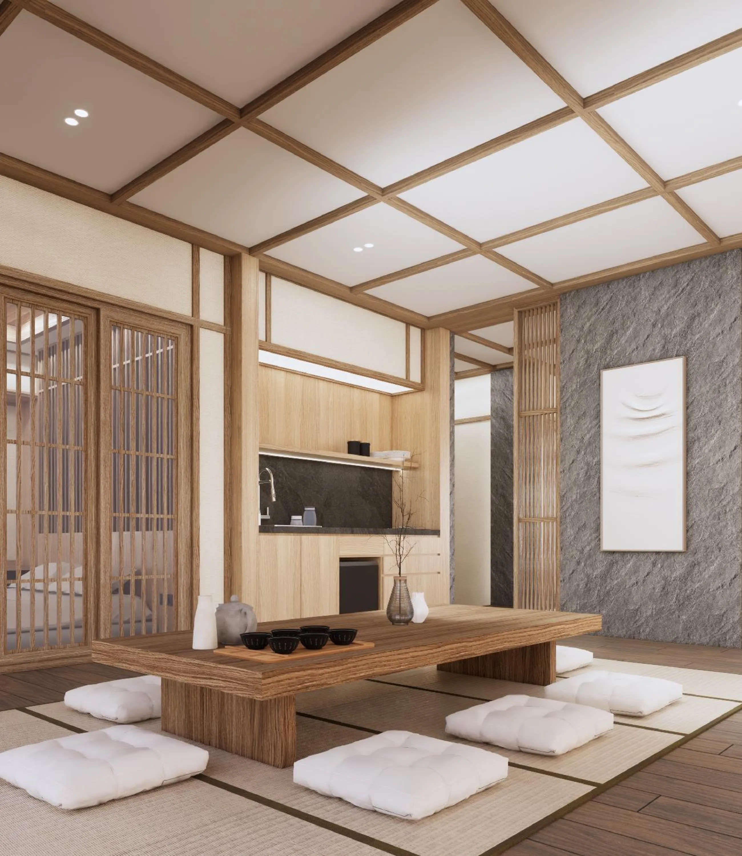 Bed in Amani Suites Yogyakarta