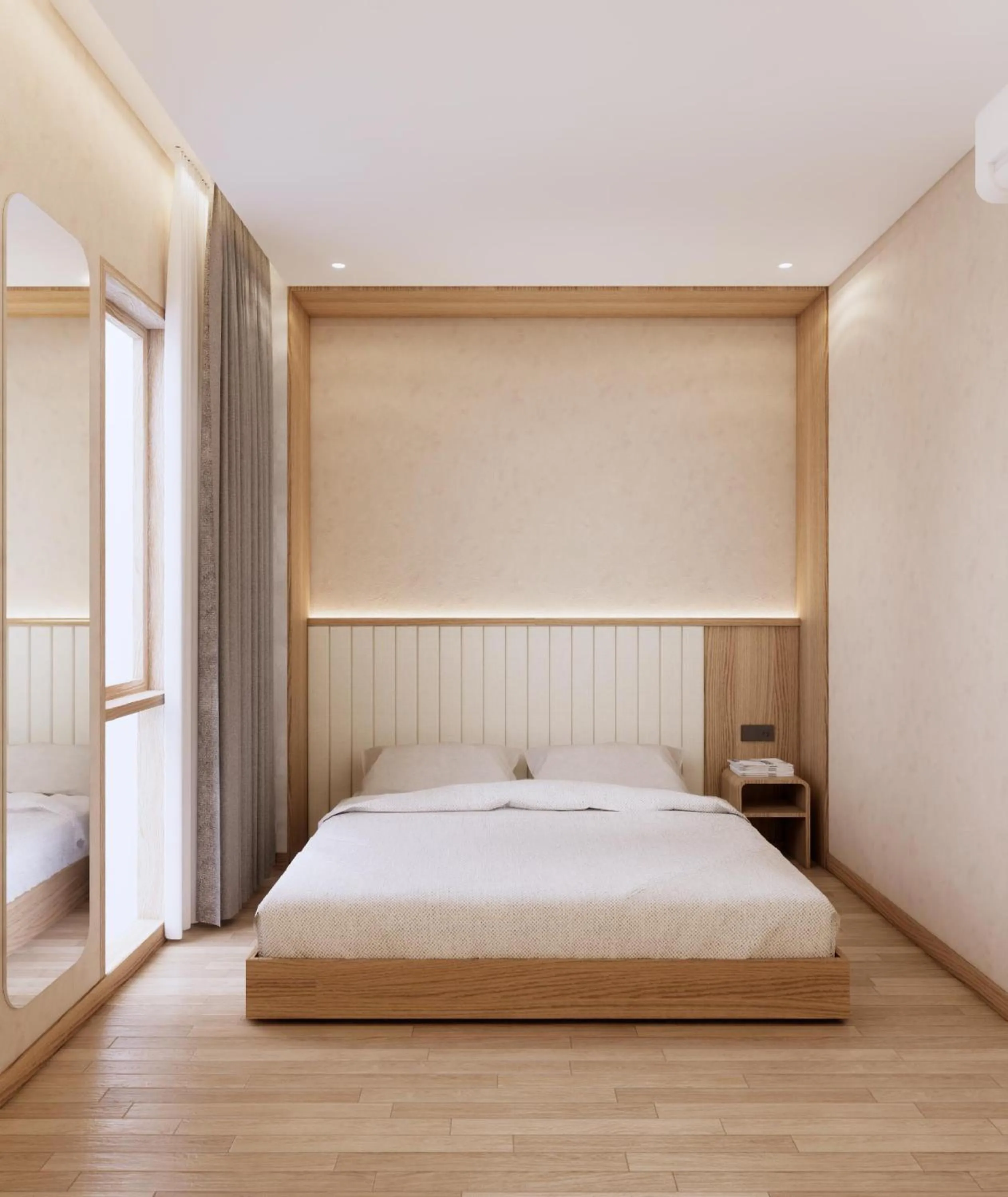 Bed in Amani Suites Yogyakarta