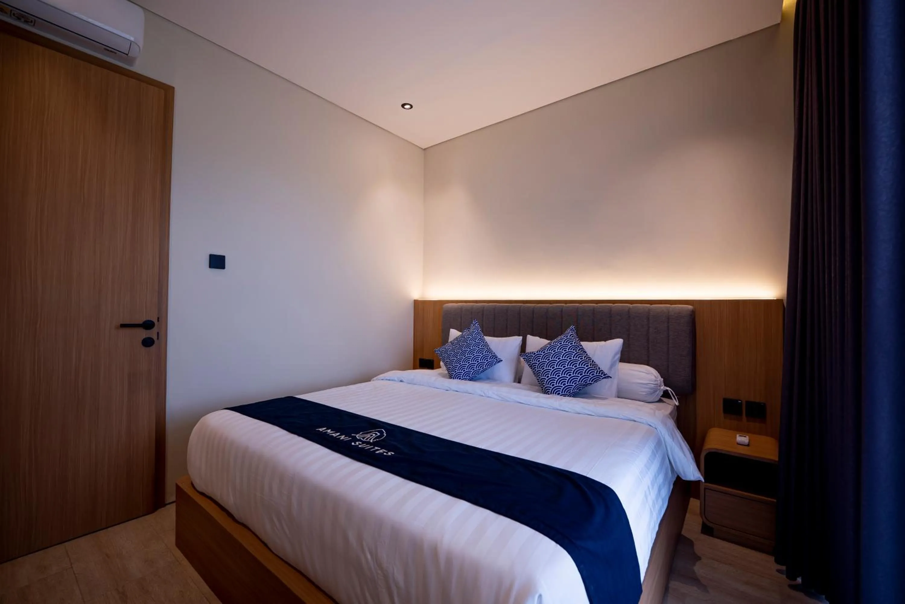 Bed in Amani Suites Yogyakarta