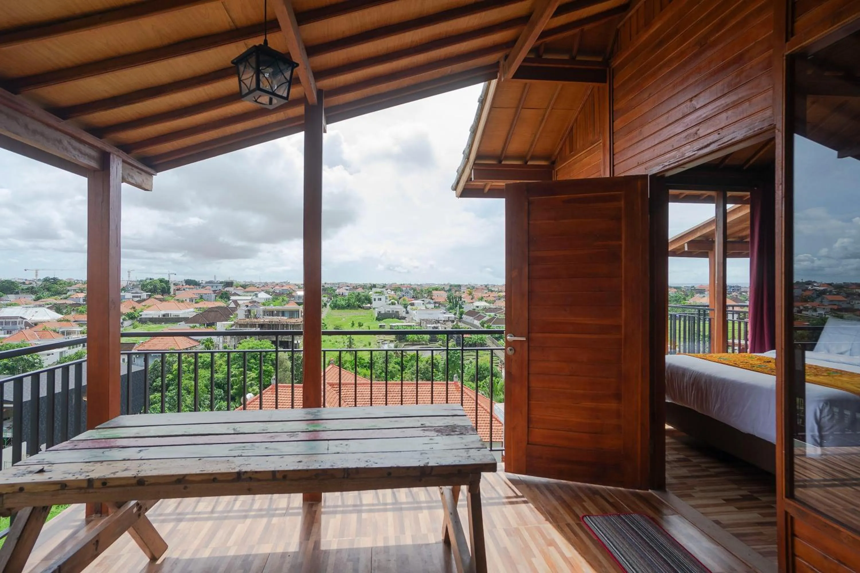 Seating area in Sky Apartments and Suites