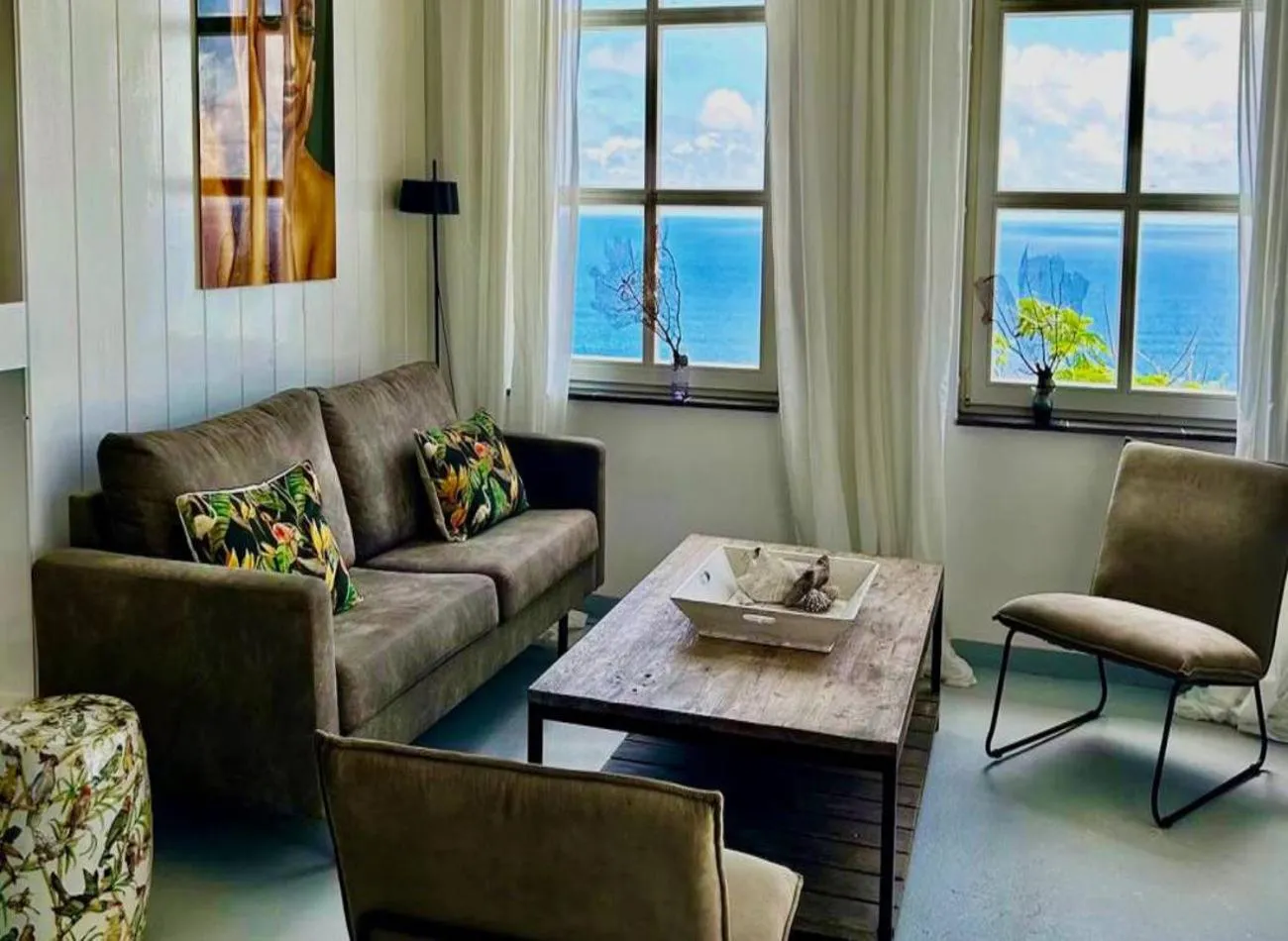 Living room in Whale Tails Island Suites & Villas