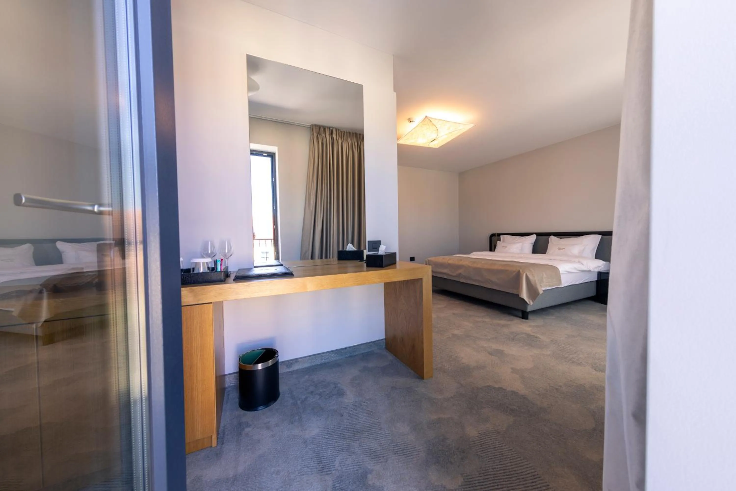 Photo of the whole room, Bed in ONE Hotel