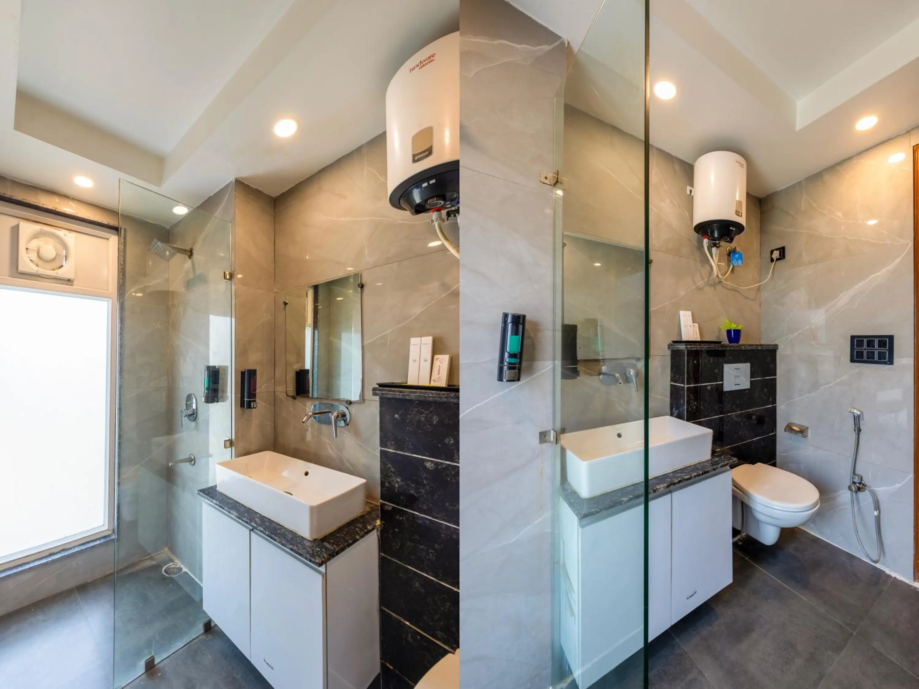 Bathroom in The Metro Stay by ASPL