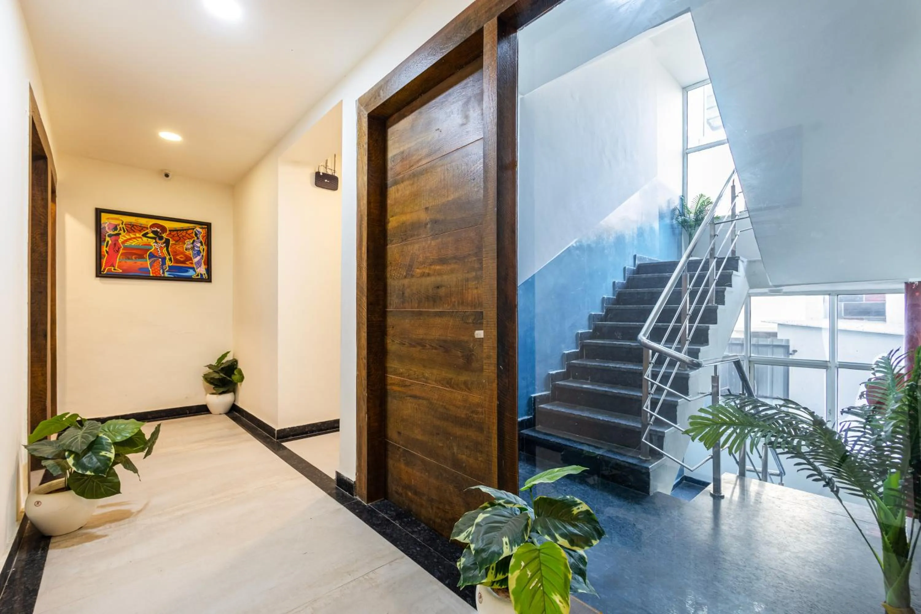 Lobby or reception in The Metro Stay by ASPL