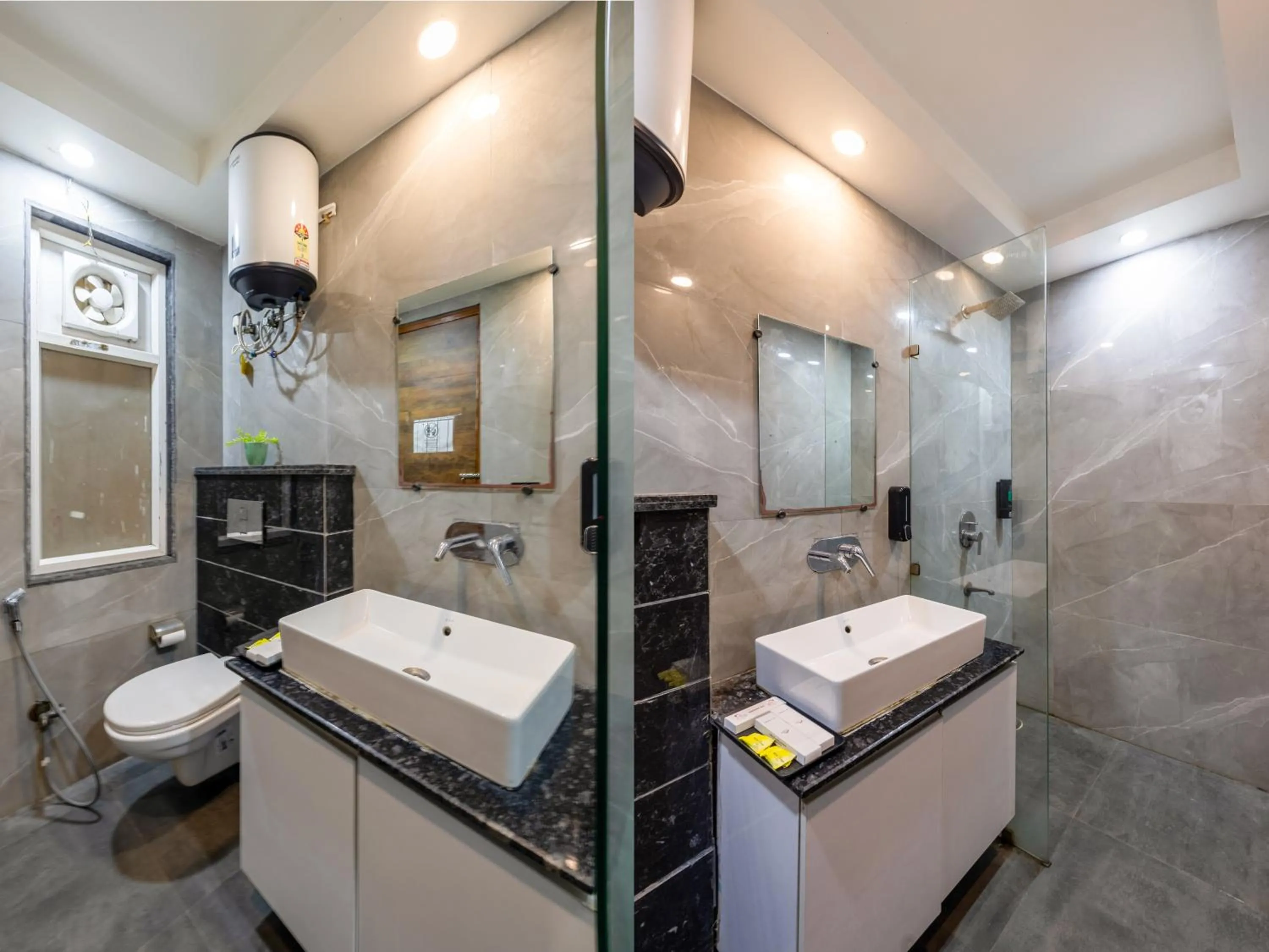 Bathroom in The Metro Stay by ASPL