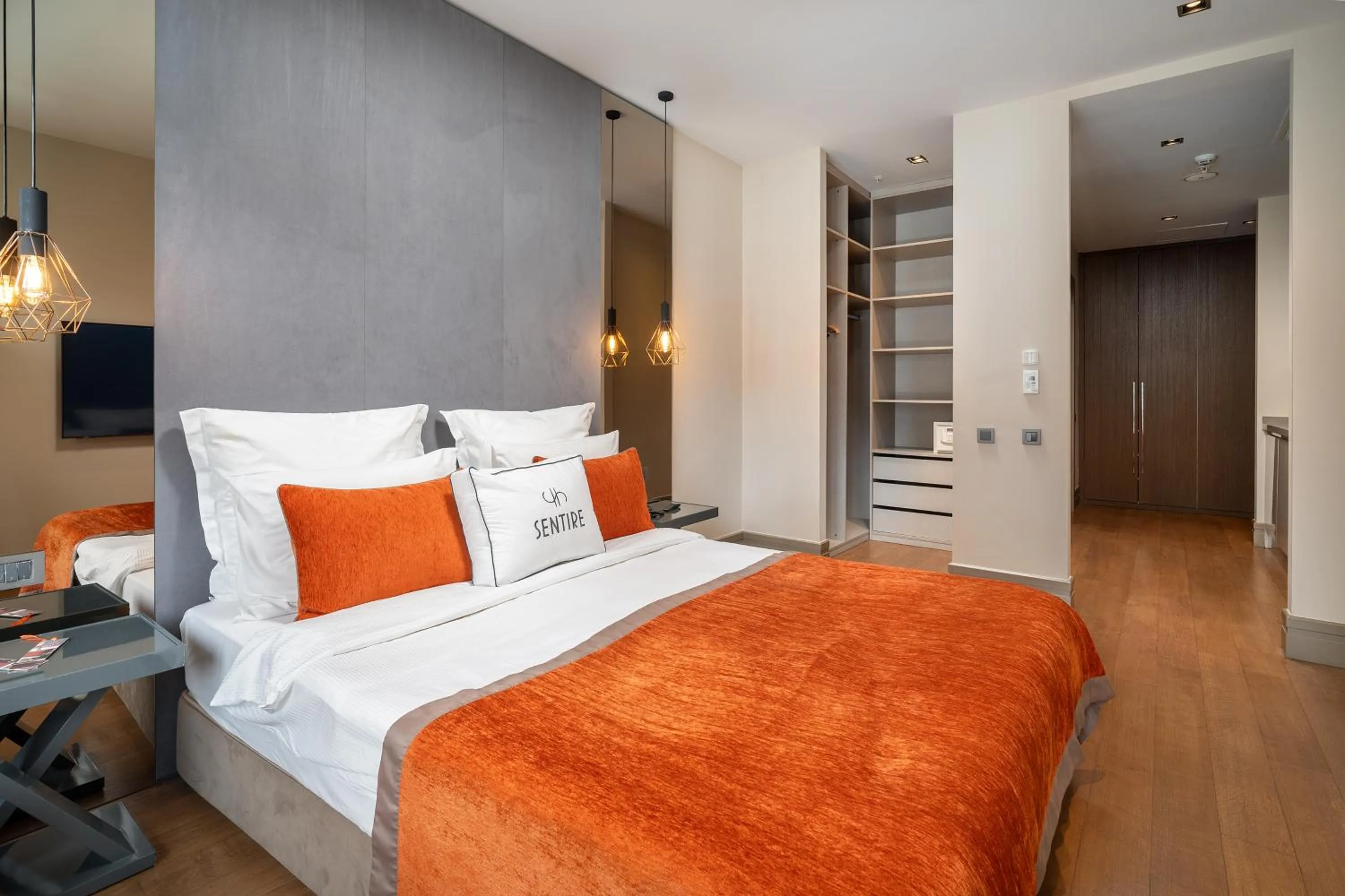 Bed in Sentire Hotels & Residences Taksim