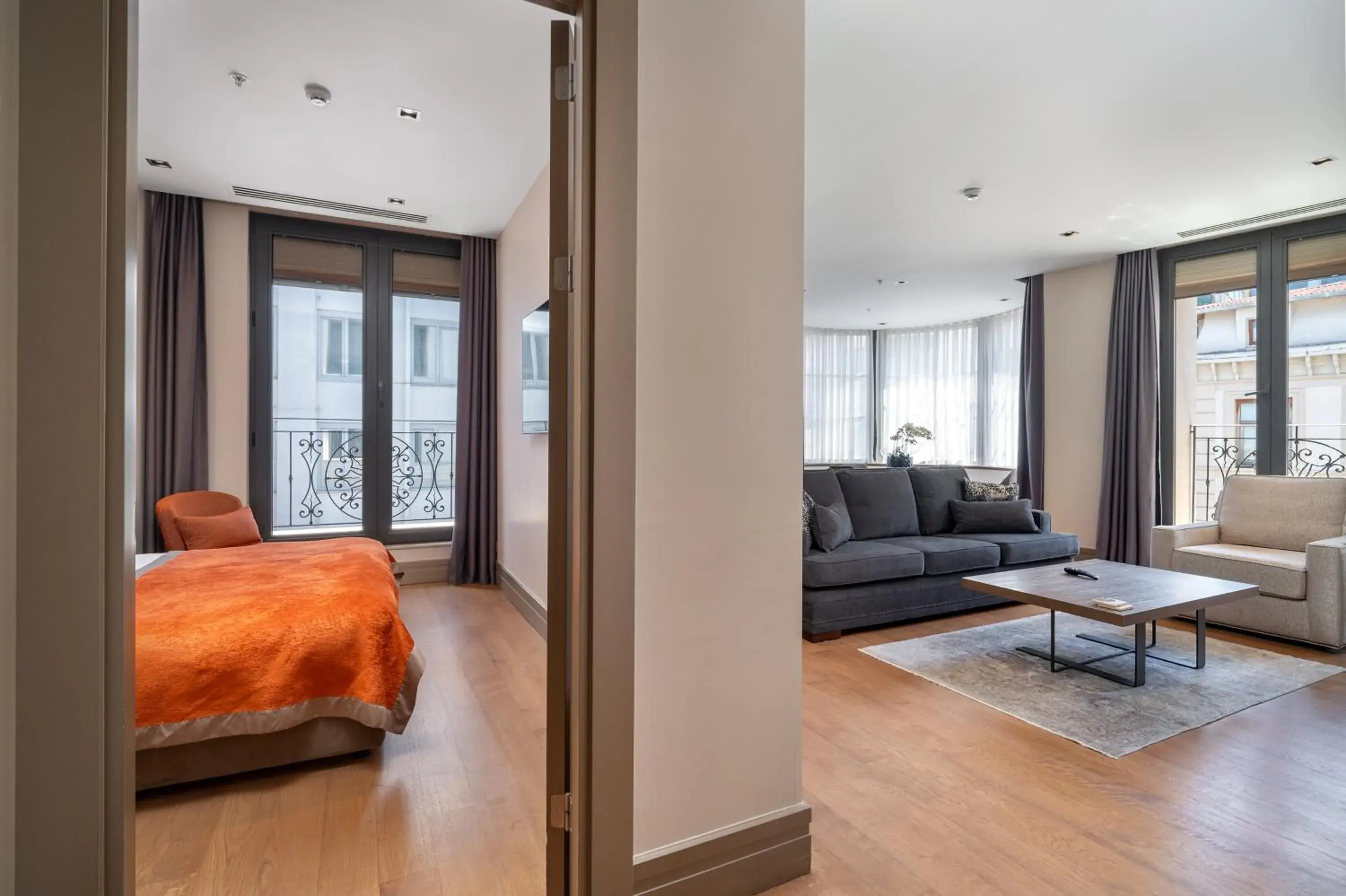 Living room, Bed in Sentire Hotels & Residences Taksim Living room, Bed in Sentire Hotels & Residences Taksim