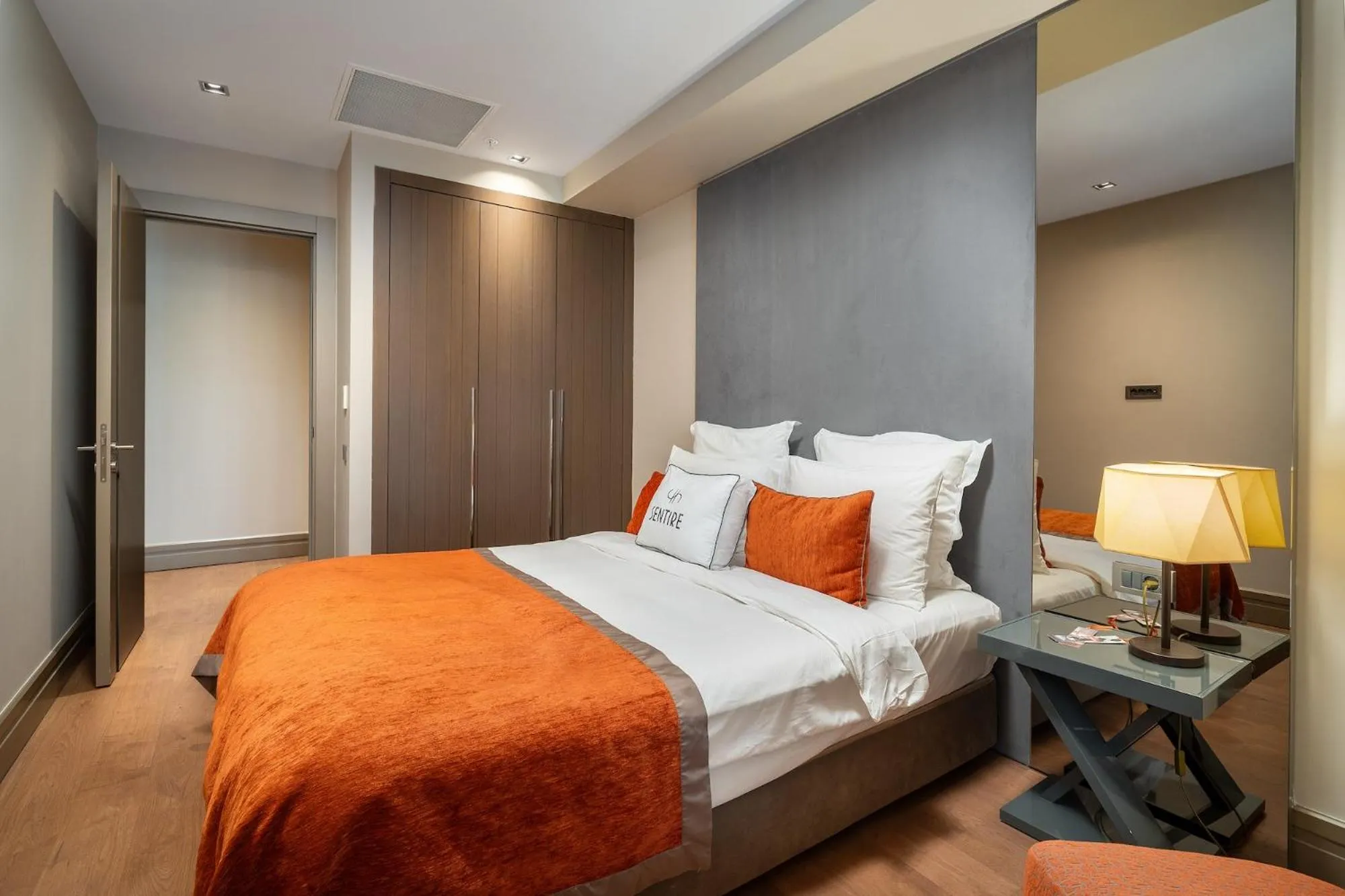 Bed in Sentire Hotels & Residences Taksim