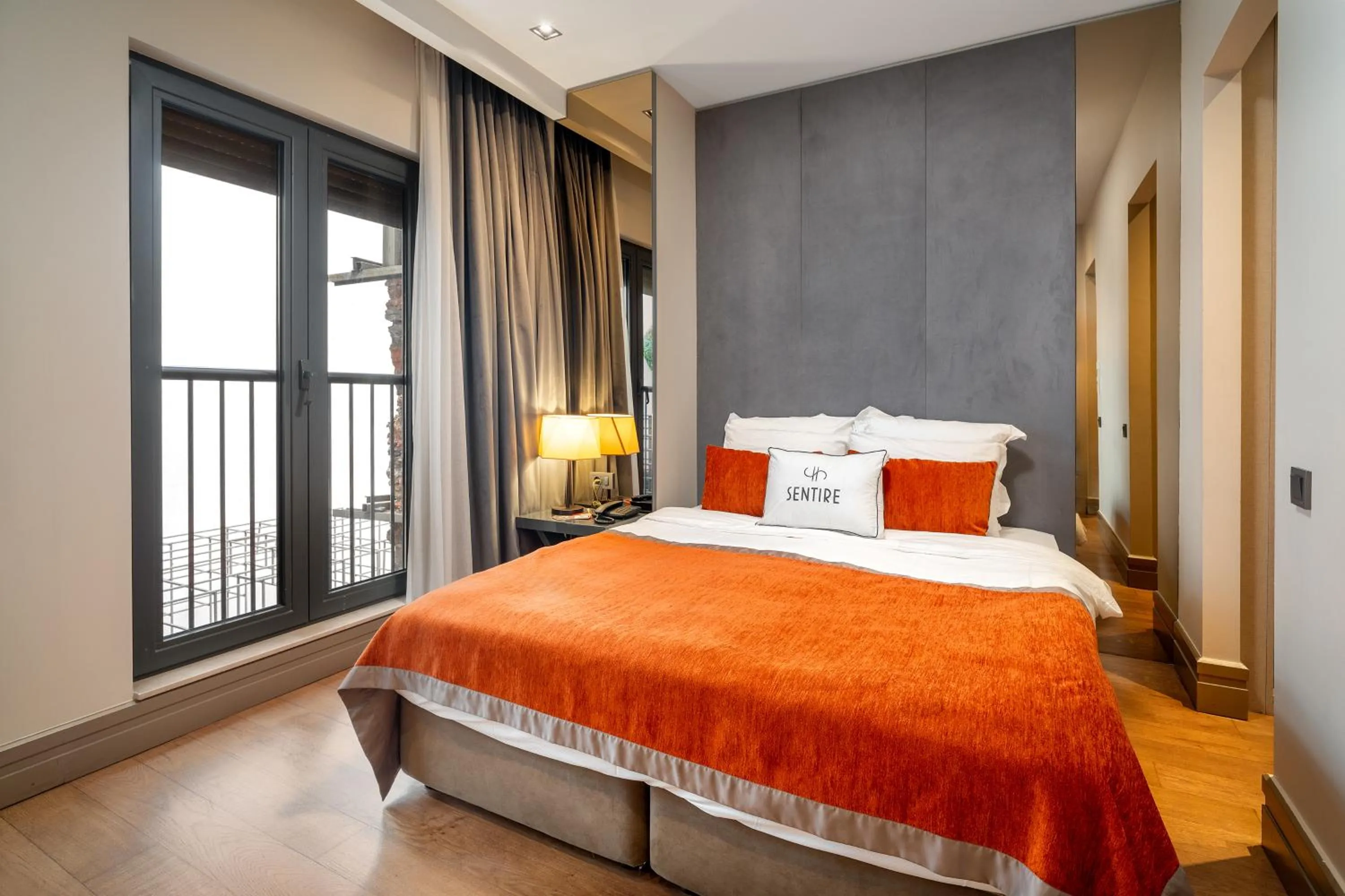 Bed in Sentire Hotels & Residences Taksim