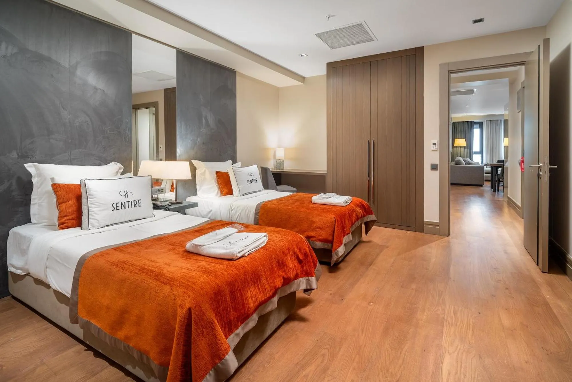 Bed in Sentire Hotels & Residences Taksim