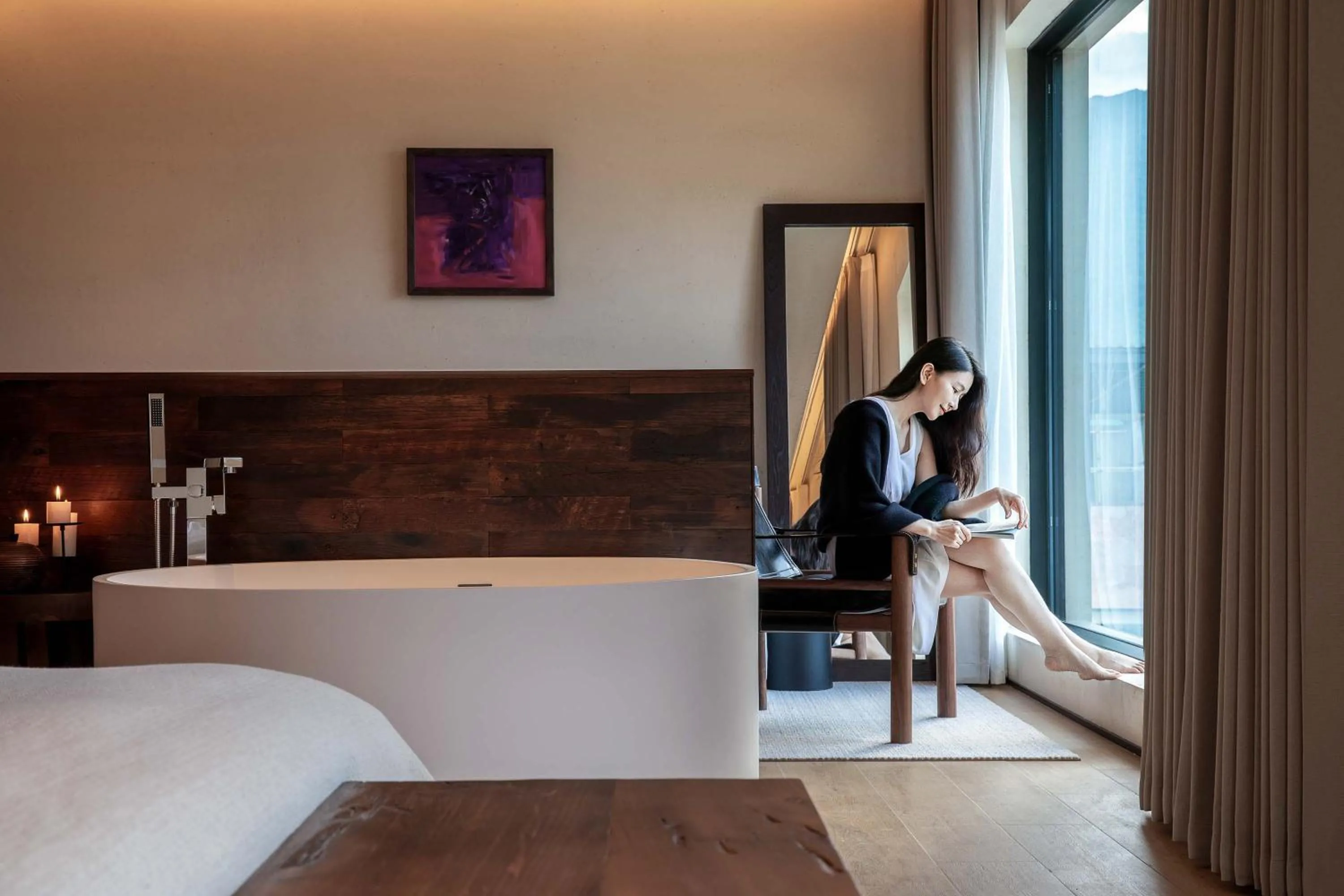 Bed in Mucheng Xichi Snow Mountain Art Resort Hotel (Baisha Ancient Town Branch)