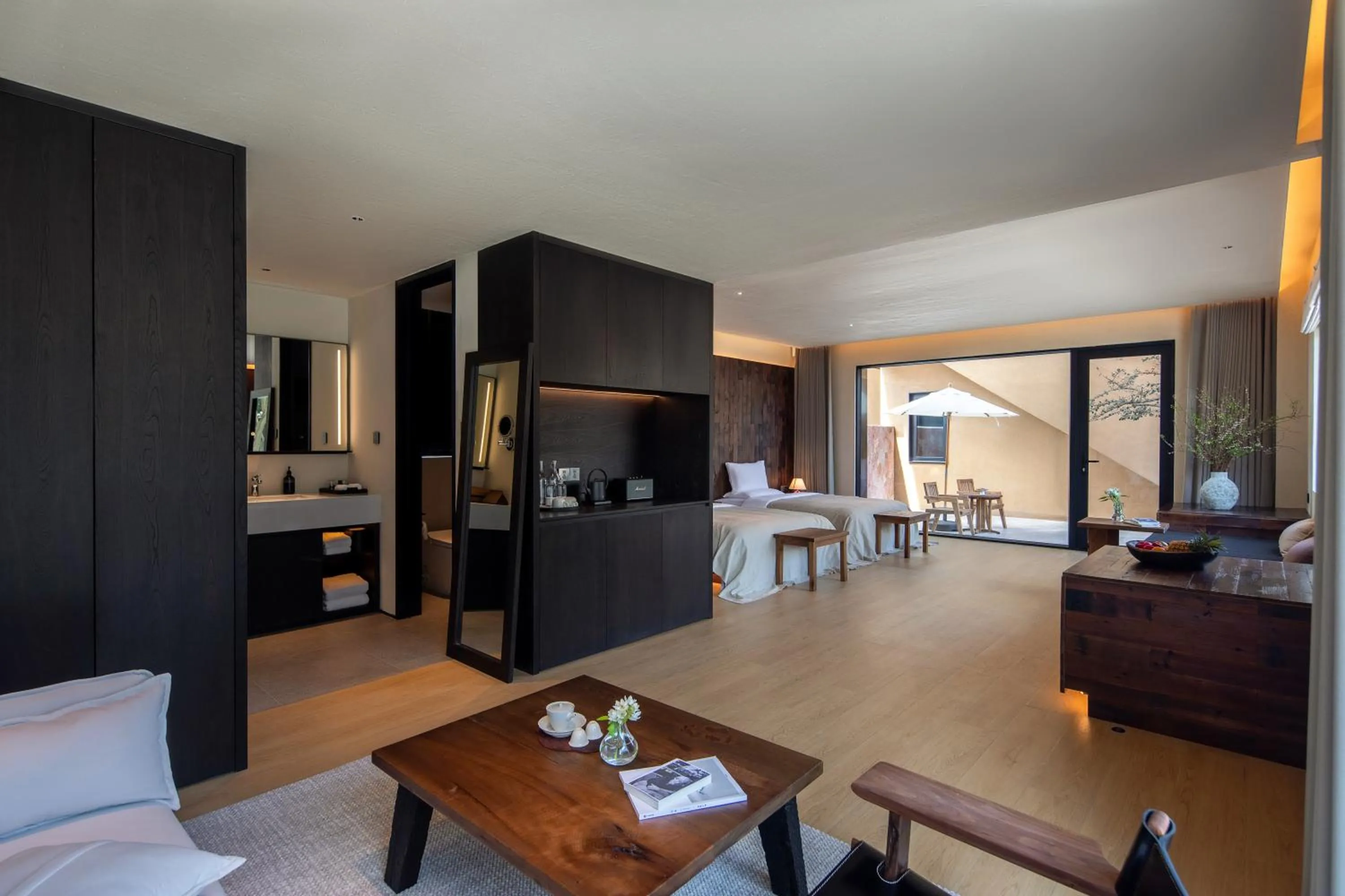 Living room in Mucheng Xichi Snow Mountain Art Resort Hotel (Baisha Ancient Town Branch)