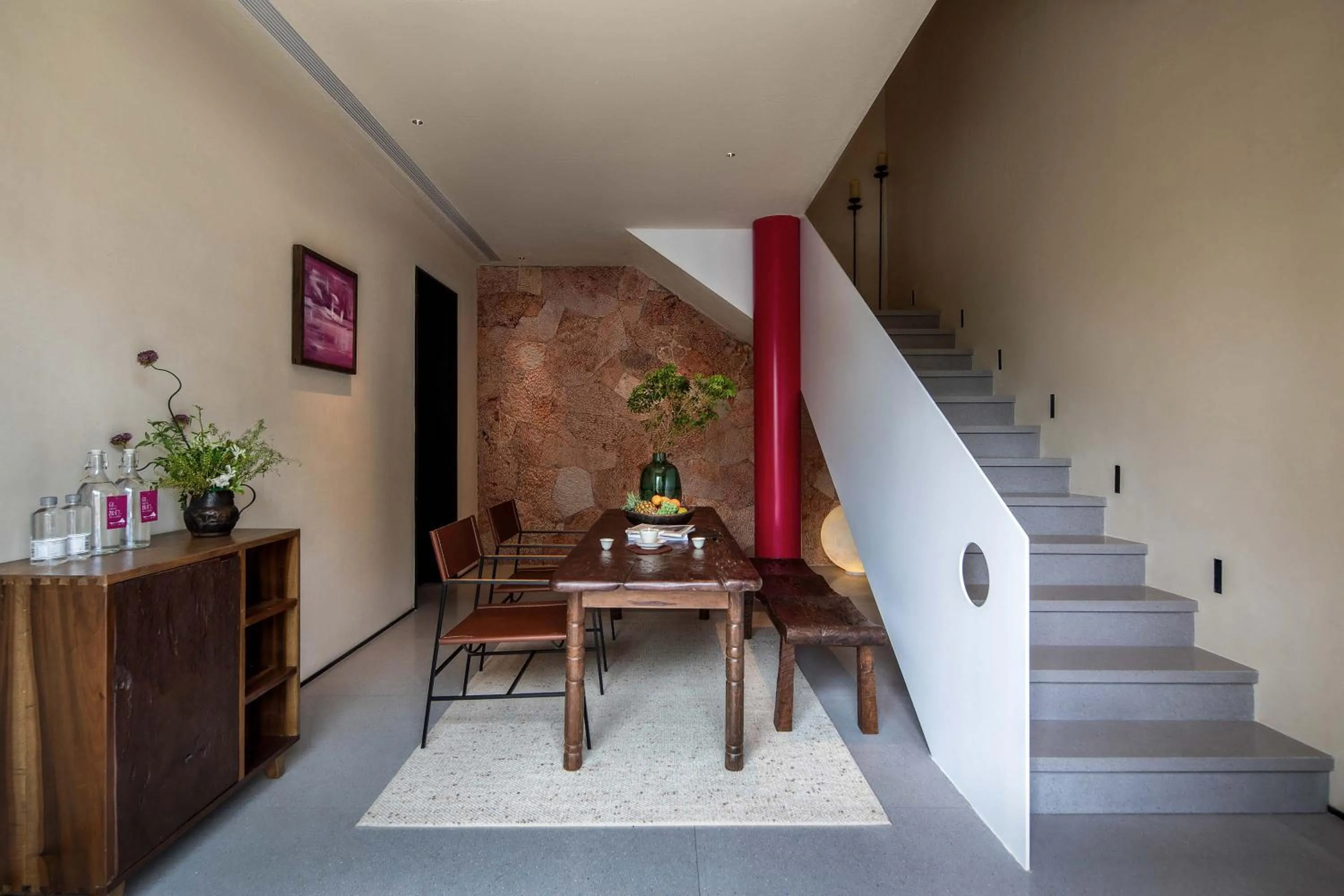 Living room in Mucheng Xichi Snow Mountain Art Resort Hotel (Baisha Ancient Town Branch)