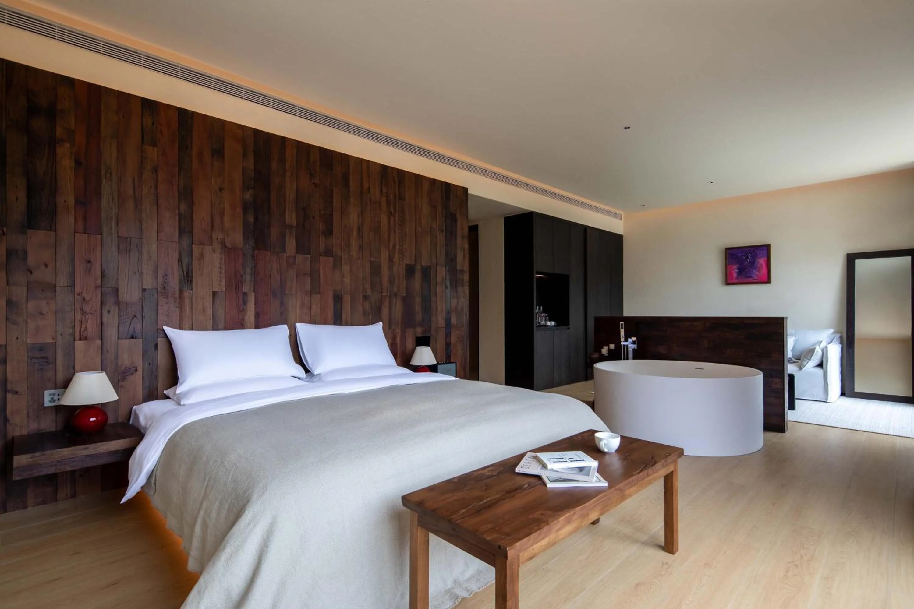 Bed in Mucheng Xichi Snow Mountain Art Resort Hotel (Baisha Ancient Town Branch)